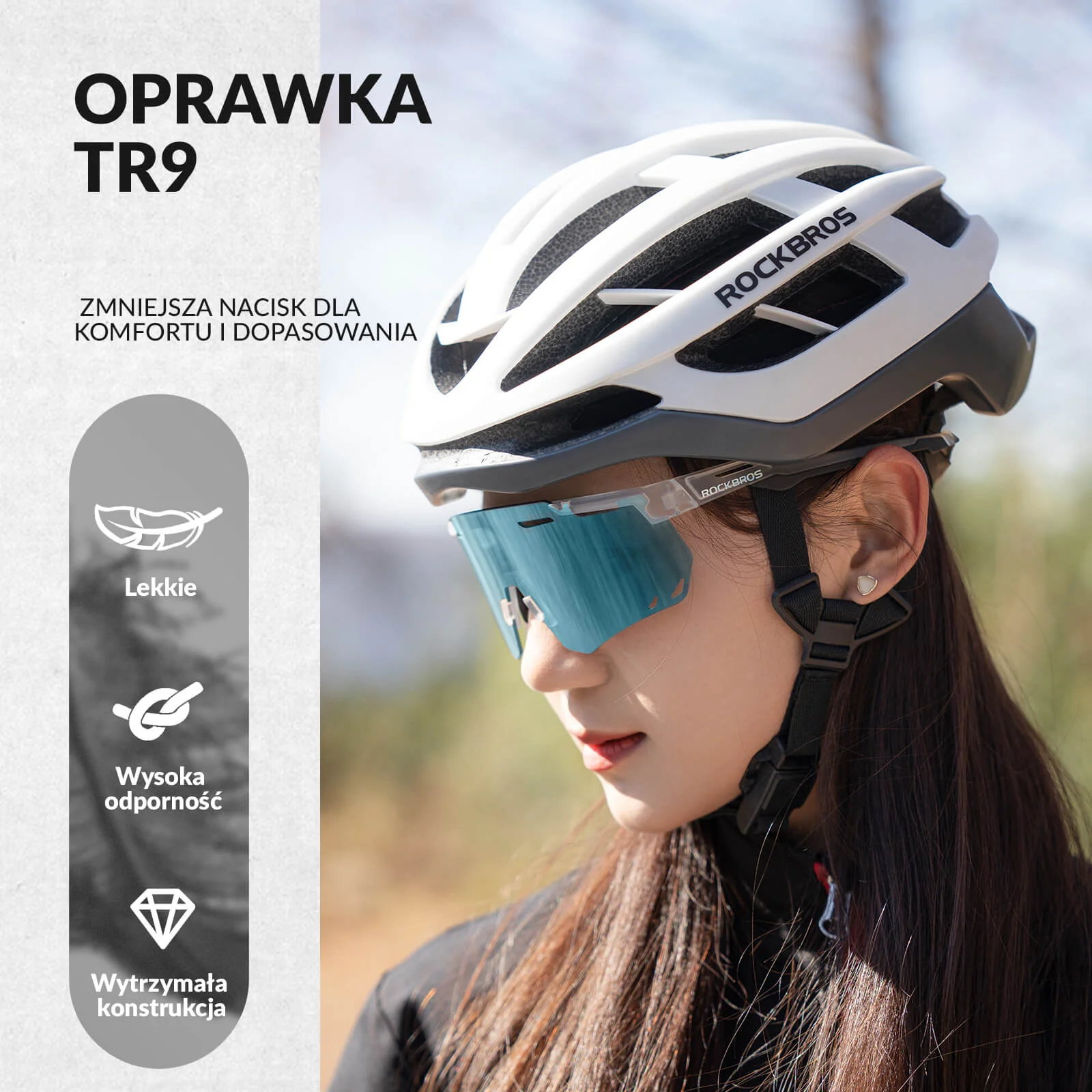 Okulary Fotochromowe Przeciwsłoneczne Rowerowe Ochrona UV400-SP323 - Image 26