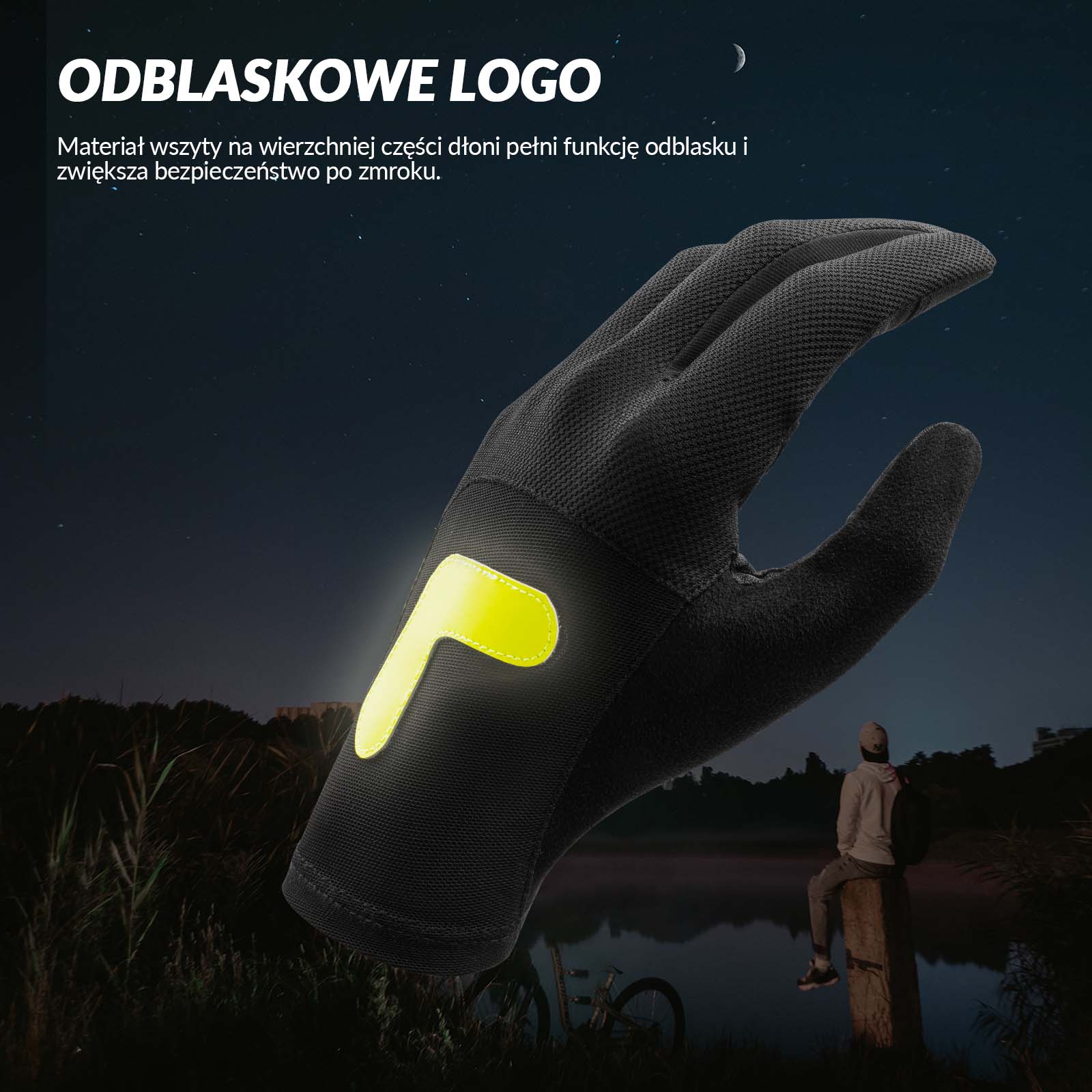 Rękawice Rowerowe Długie Dotykowe Wiosna Jesień - Image 4