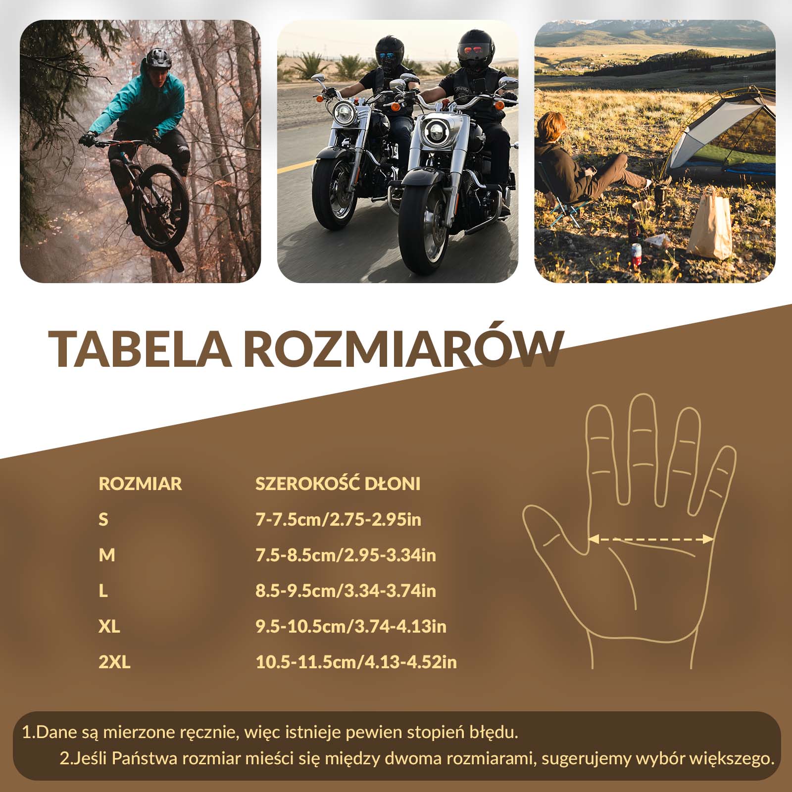 Rękawiczki Rowerowe Antypoślizgowe i Wiatroszczelne Długopalczaste na Wiosnę i Jesień - Image 6