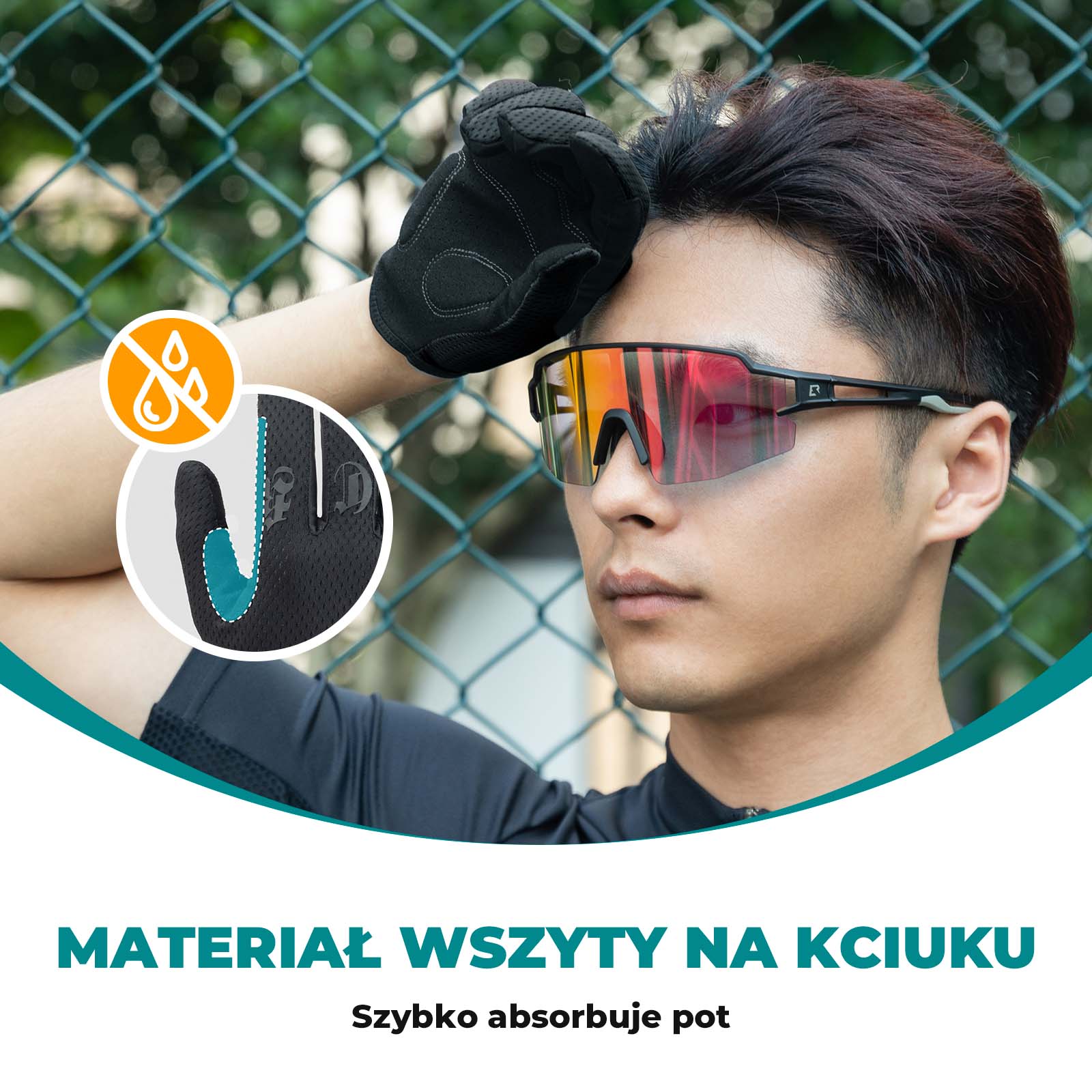 Rękawiczki Rowerowe na Wiosnę Lato Długie Rękawiczki Dotykowe - Image 4