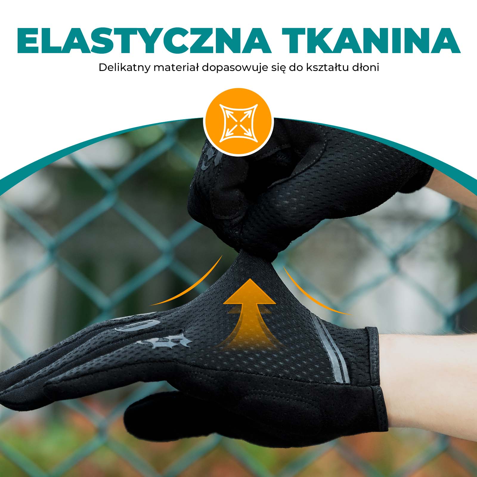 Rękawiczki Rowerowe na Wiosnę Lato Długie Rękawiczki Dotykowe - Image 5