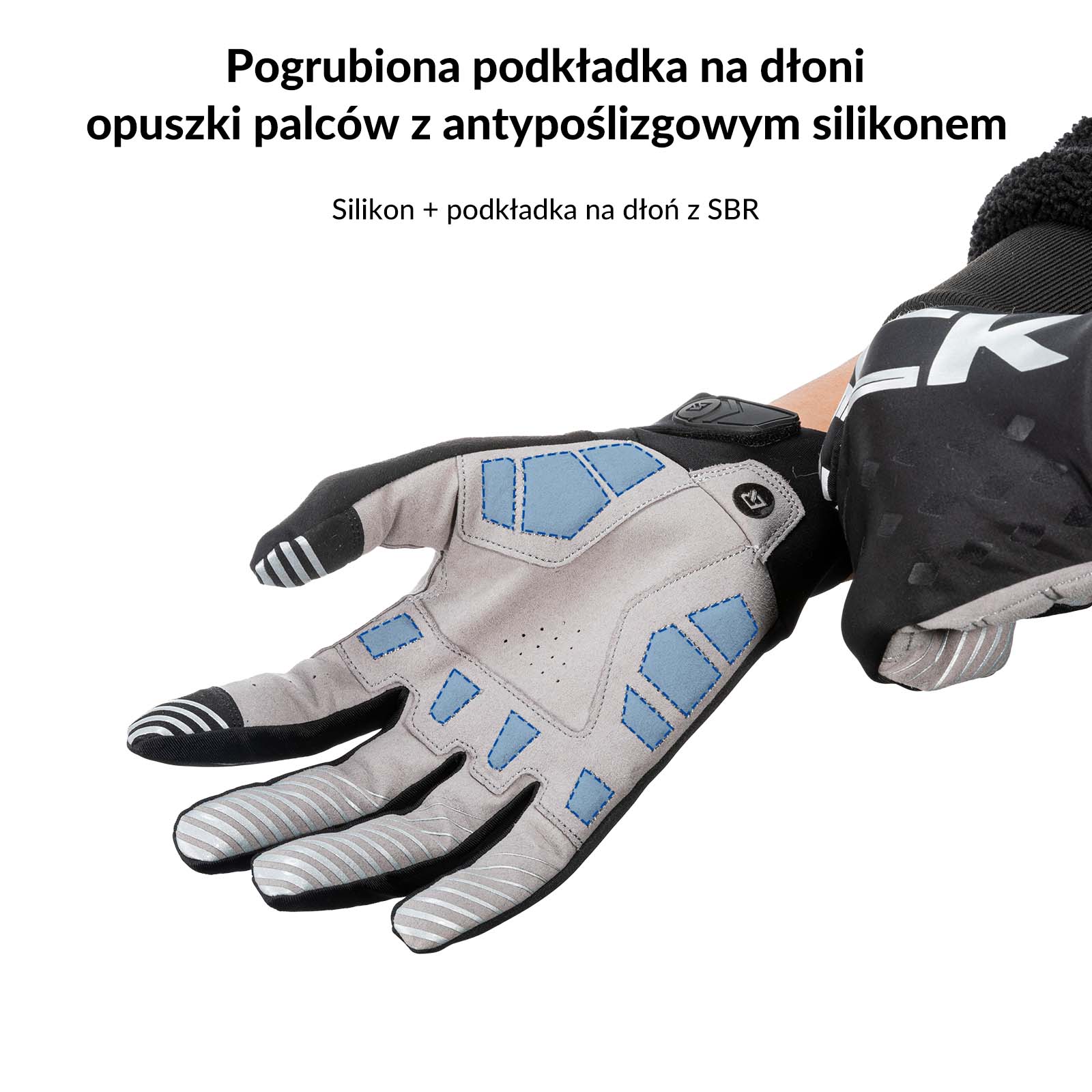 Rękawiczki Rowerowe Kolarskie Długie Dotykowe Wiosna i Jesień - Image 5
