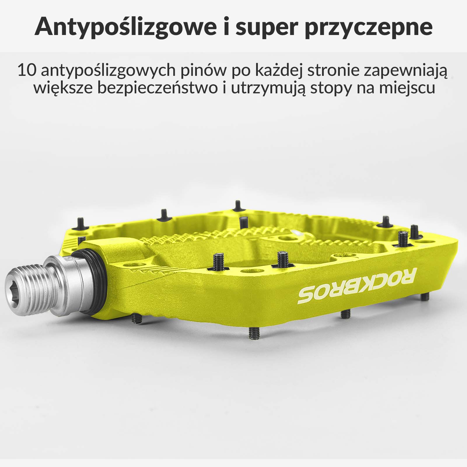 ROCKBROS Rowerowe Pedały Nylonowe Antypoślizgowe Odporne na Zużycie Pedały 9/16'' - Image 21