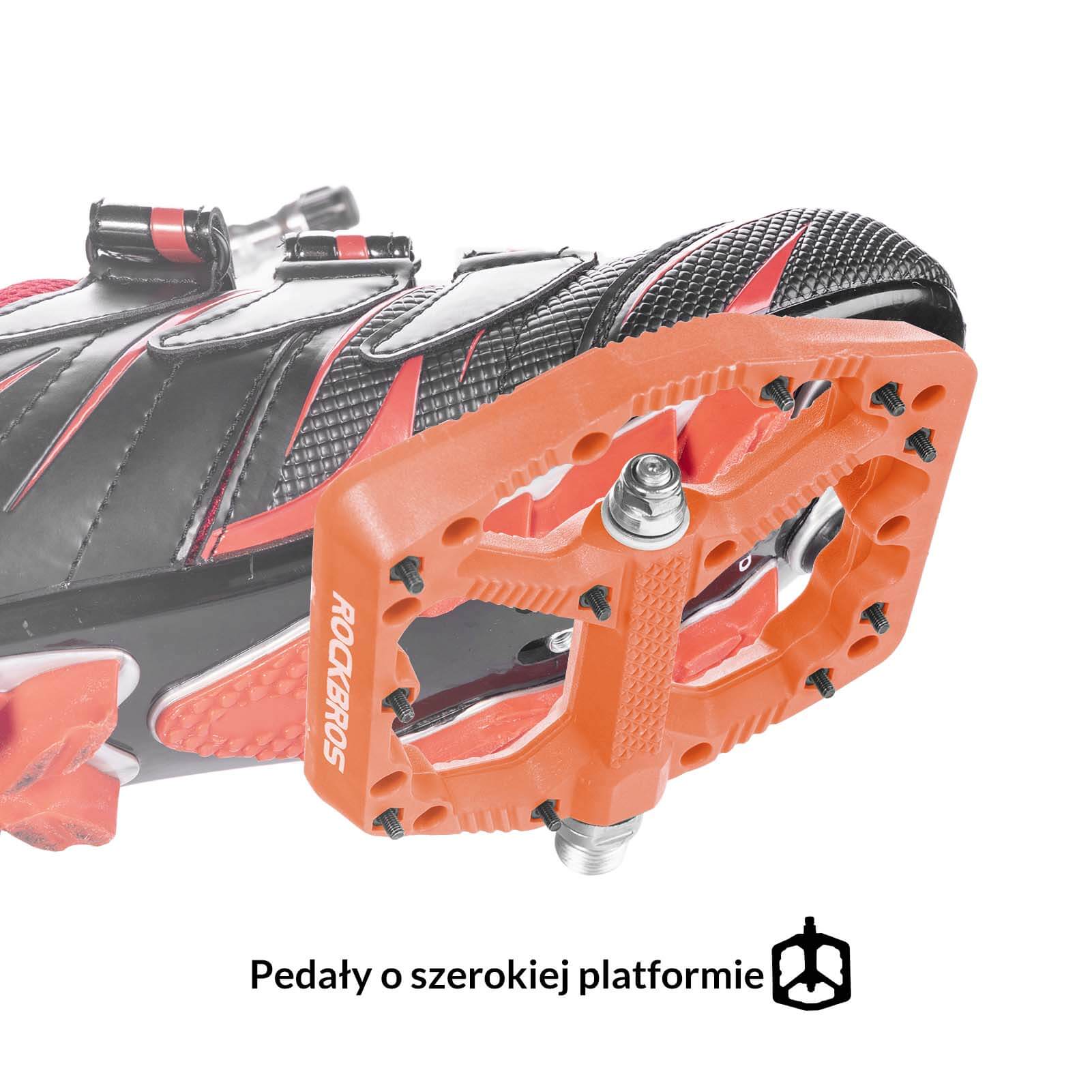 ROCKBROS Rowerowe Pedały Nylonowe Antypoślizgowe Odporne na Zużycie Pedały 9/16'' - Image 28