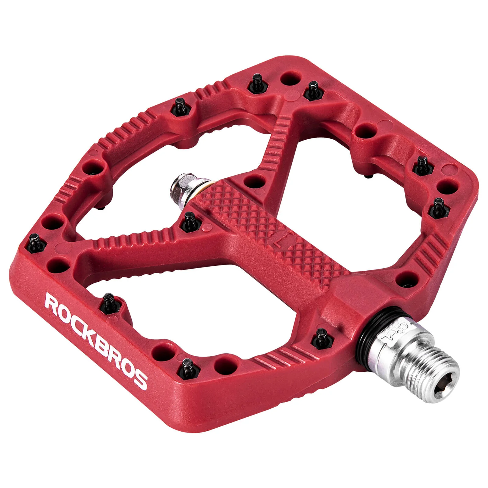 ROCKBROS Rowerowe Pedały Nylonowe Antypoślizgowe Odporne na Zużycie Pedały 9/16'' - Image 8