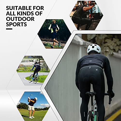ROCKBROS Spodnie Rowerowe Zimowe Termiczne Długie Spodnie Oddychające Elastyczne Spodnie Rowerowe do Sportów Zewnętrznych Jazda na Rowerze, Bieganie, Jogging, Podróże Kobiety/Mężczyźni M - Image 4