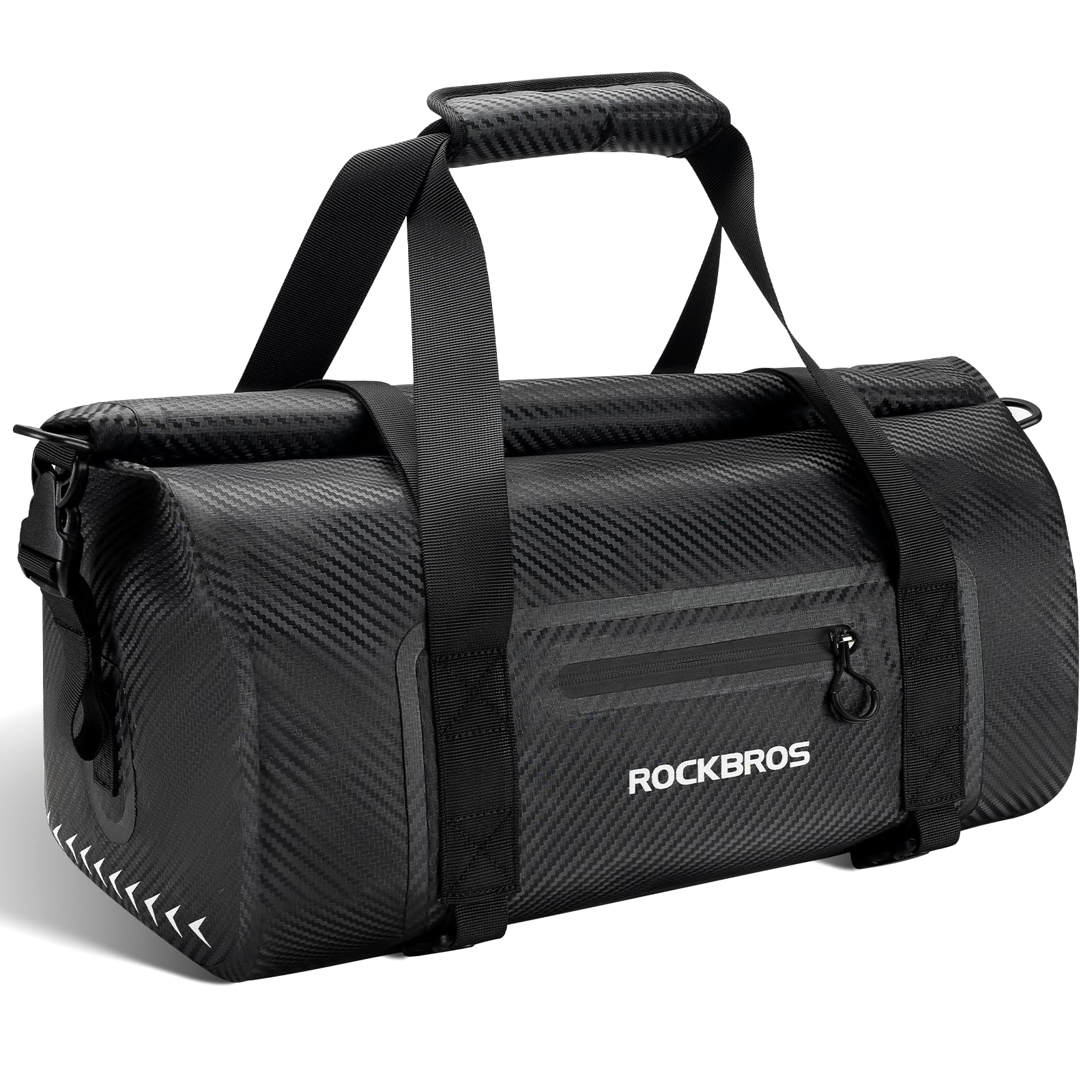 ROCKBROS Torba Motocyklowa na Ogon Torba Podróżna w 100% Wodoodporna z Paskiem na Ramię Torba Podróżna na Motocykl, Wędrówki, Jazdę na Rowerze, Podróże, Kemping, na Zewnątrz 20L-60L