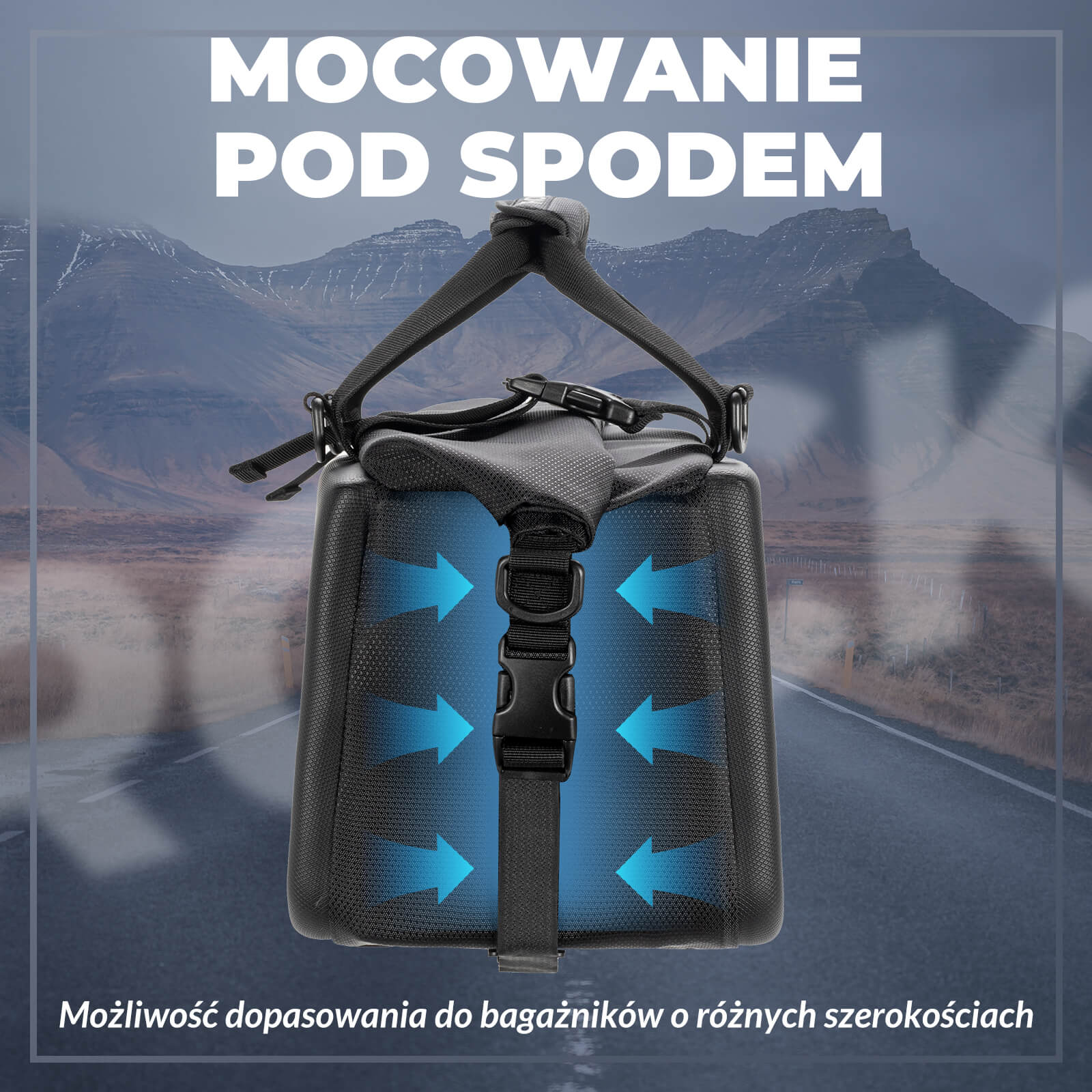 Torba na Bagażnik Rower Twarda Skorupa 11,6L -A28 - Image 3