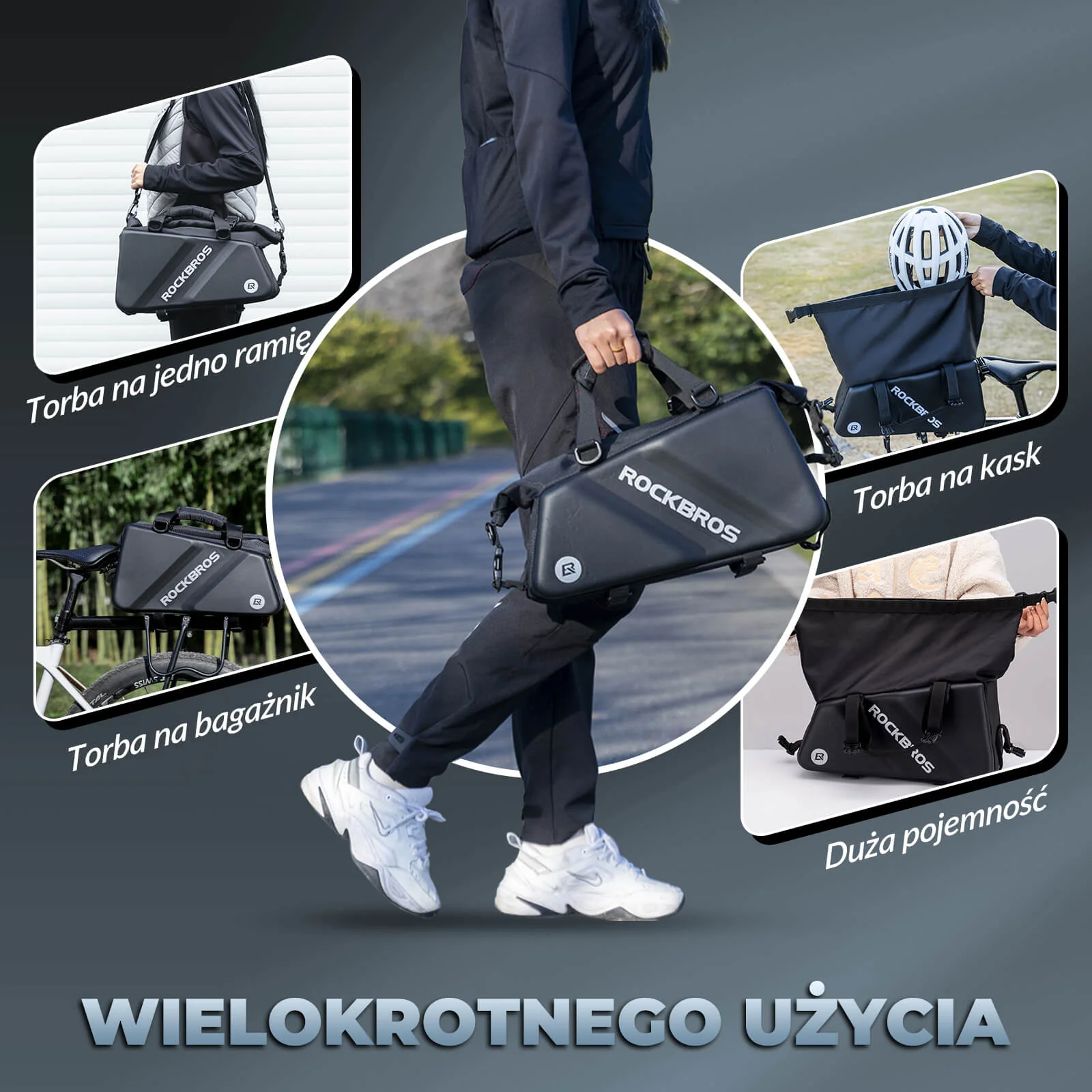 Torba na Bagażnik Rower Twarda Skorupa 11,6L -A28 - Image 4