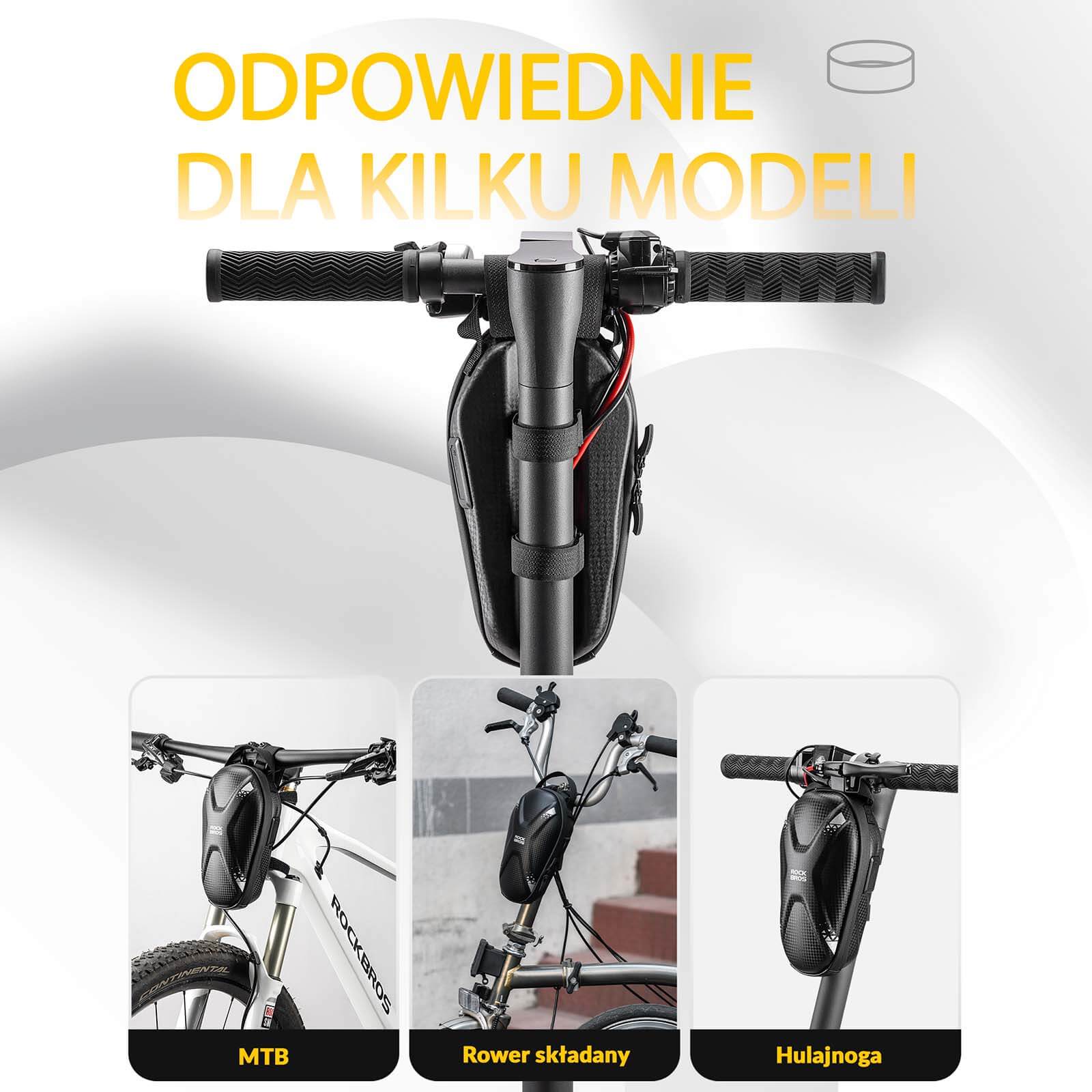 Torba na Kierownicę Wodoodporna Torba na Hulajnogę 1.3L - Image 5