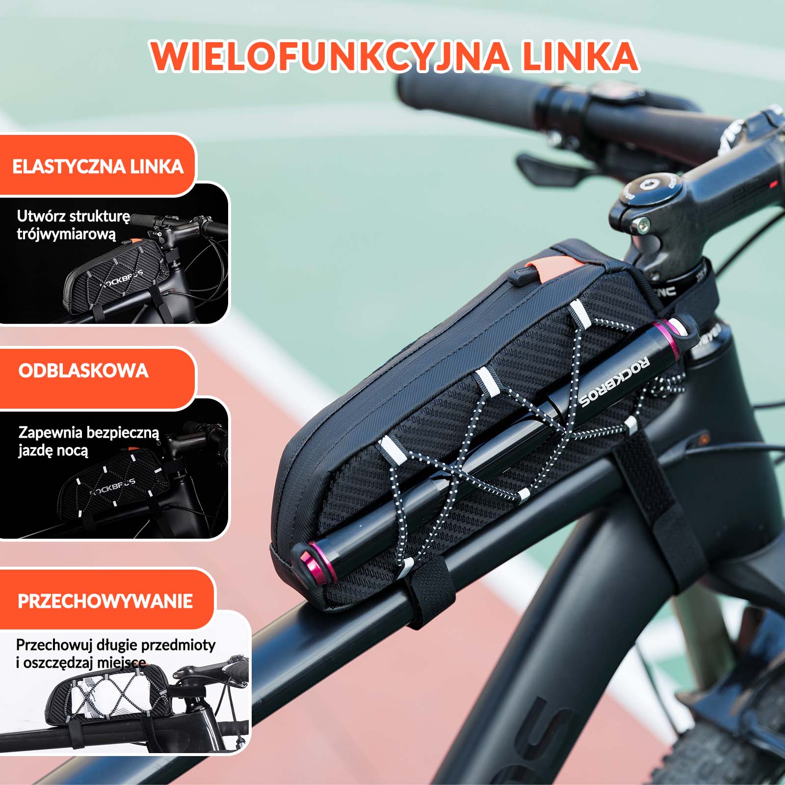Torba na Ramę Rowerowa Wodoodporność1 L - Image 5