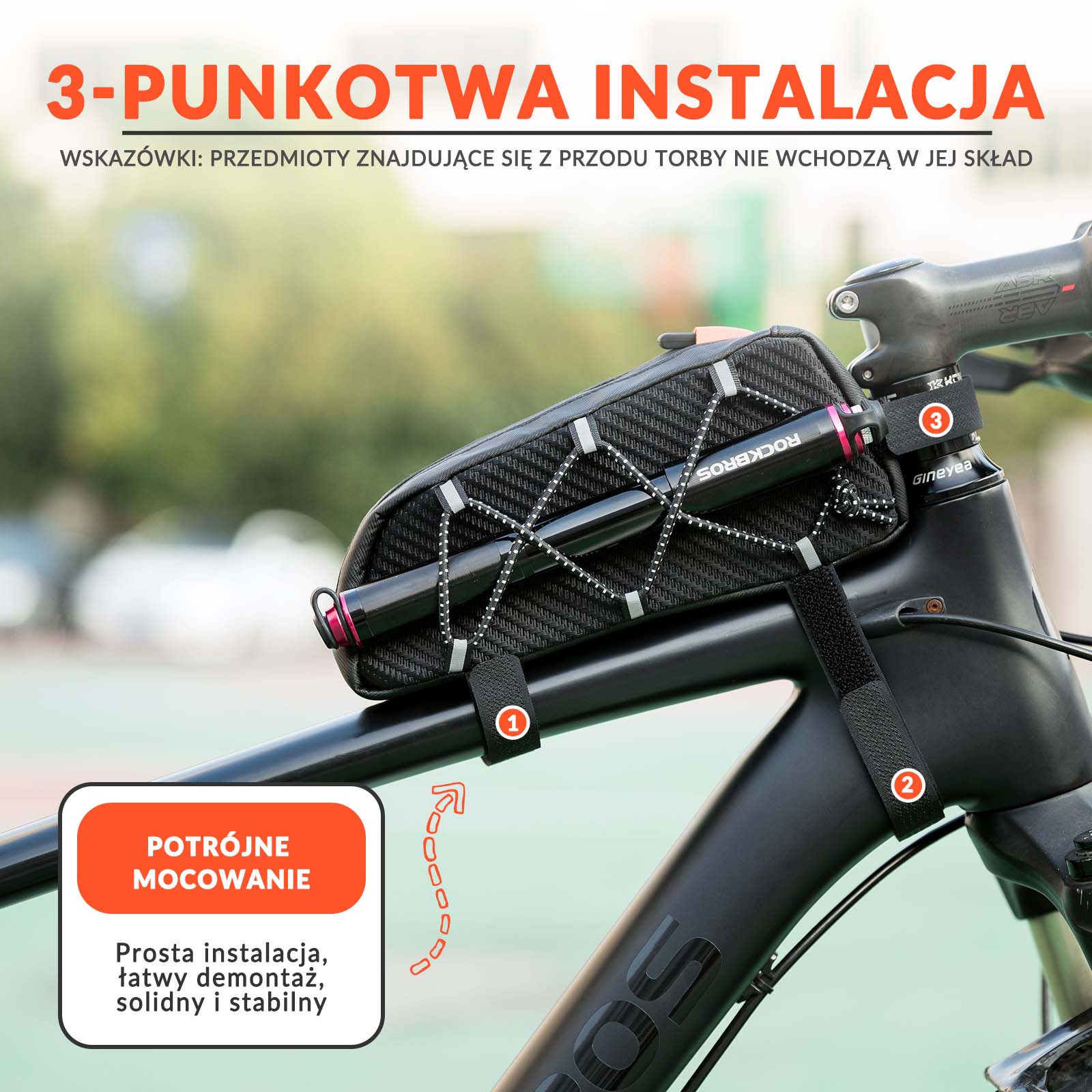 Torba na Ramę Rowerowa Wodoodporność1 L - Image 6
