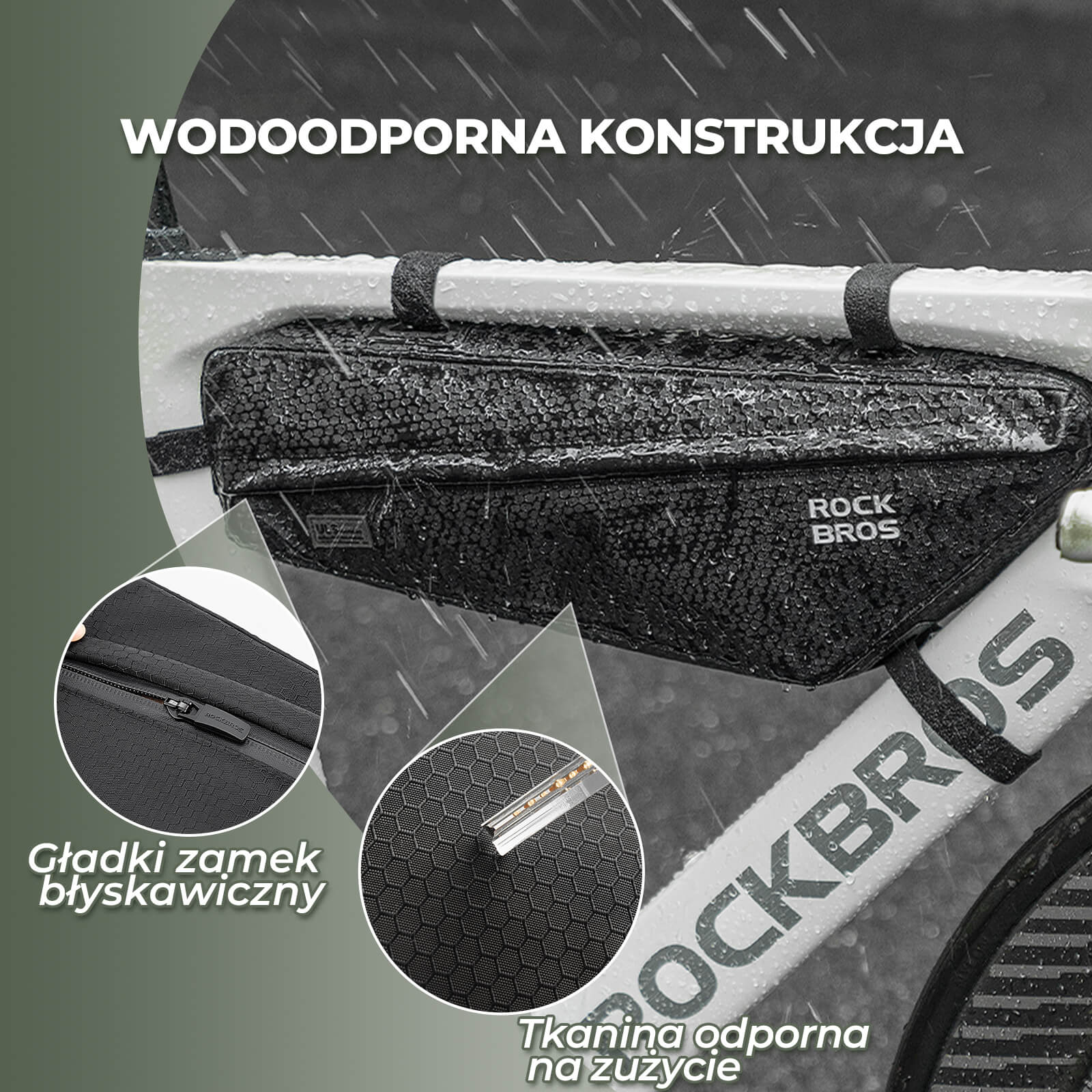 Torba na ramę rowerową Triangle Bag 2.9L -B121 - Image 3