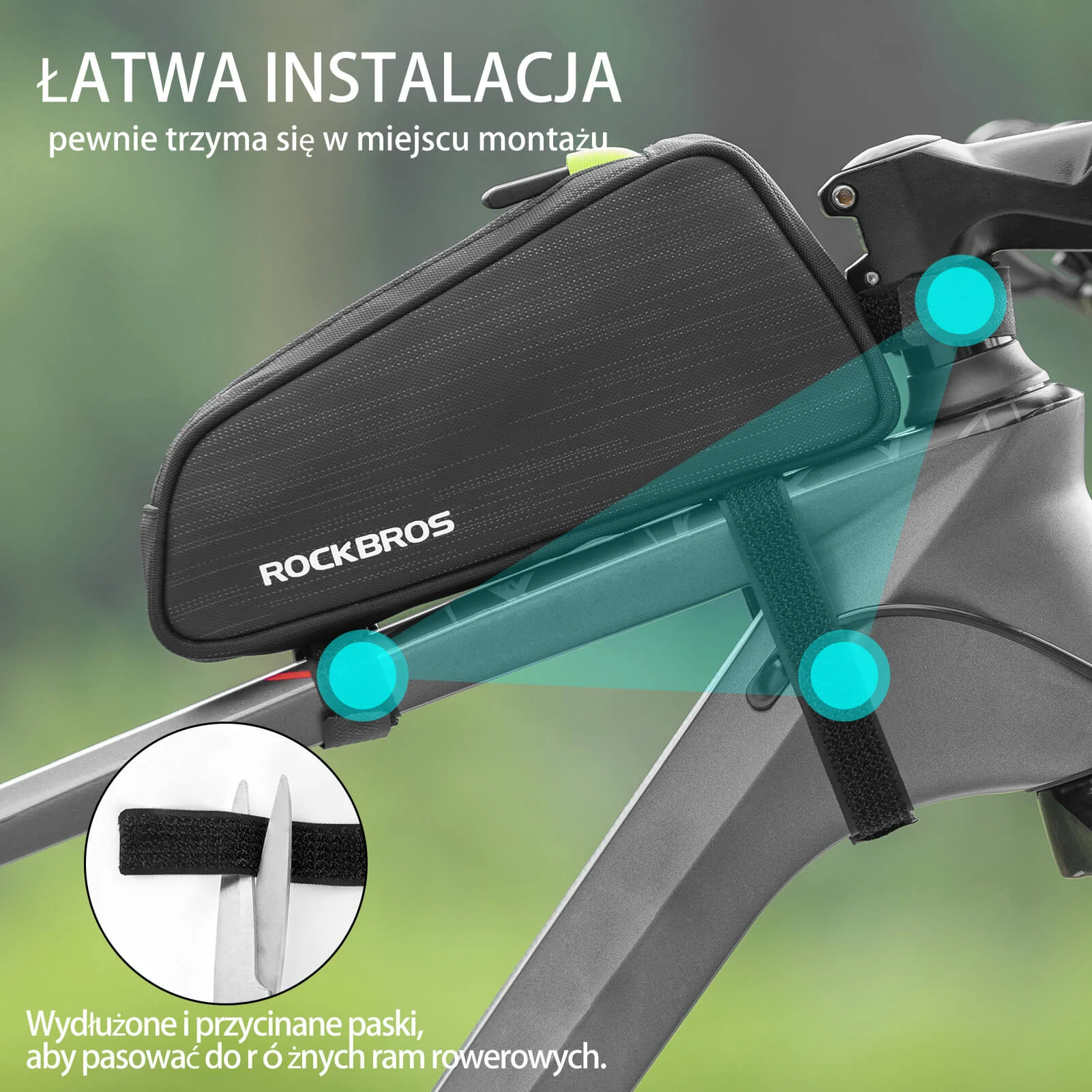 Torba Rowerowa na Górną Rurę Smukła-045 - Image 2