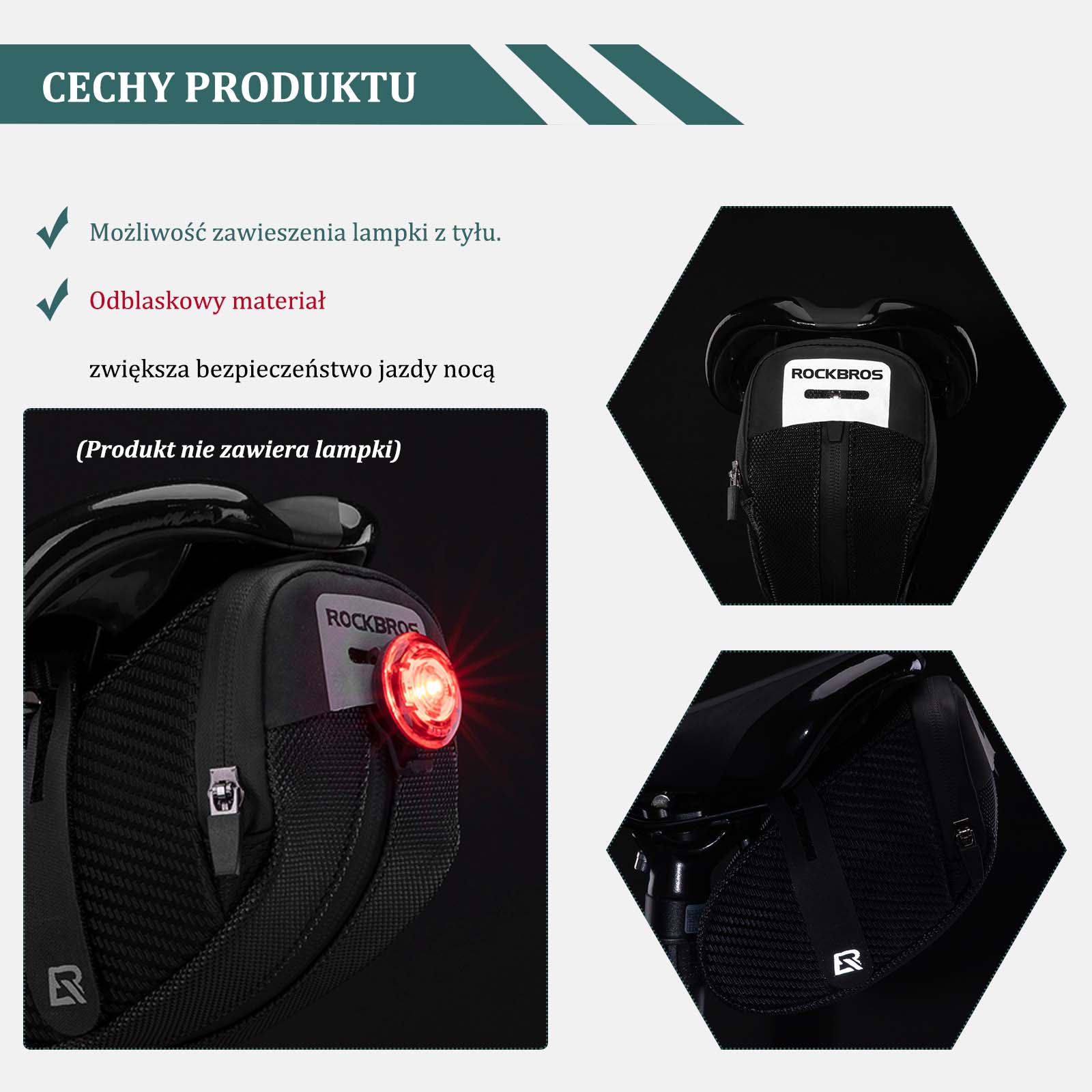 Wodoodporna Torba Podsiodłowa na Siodełko Rowerowe 0.7L - Image 5