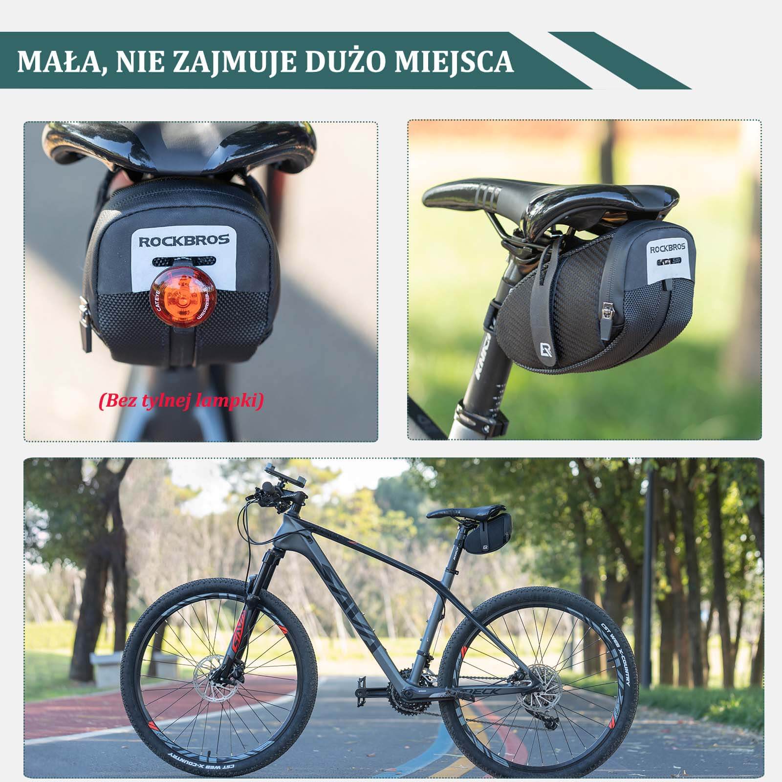 Wodoodporna Torba Podsiodłowa na Siodełko Rowerowe 0.7L - Image 6