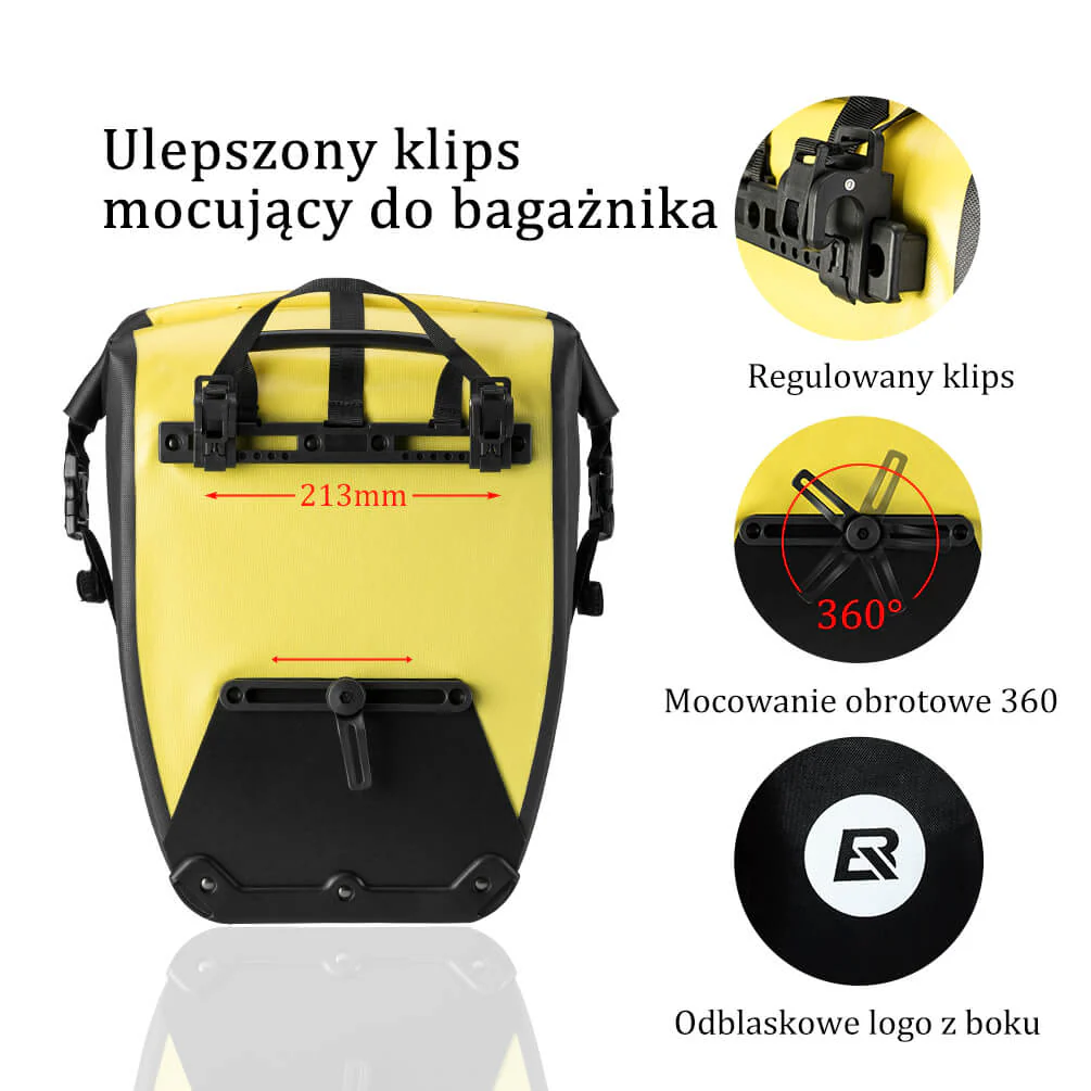 Torba na Bagażnik Wodoodporna Przenośna Duża Pojemność - Image 3