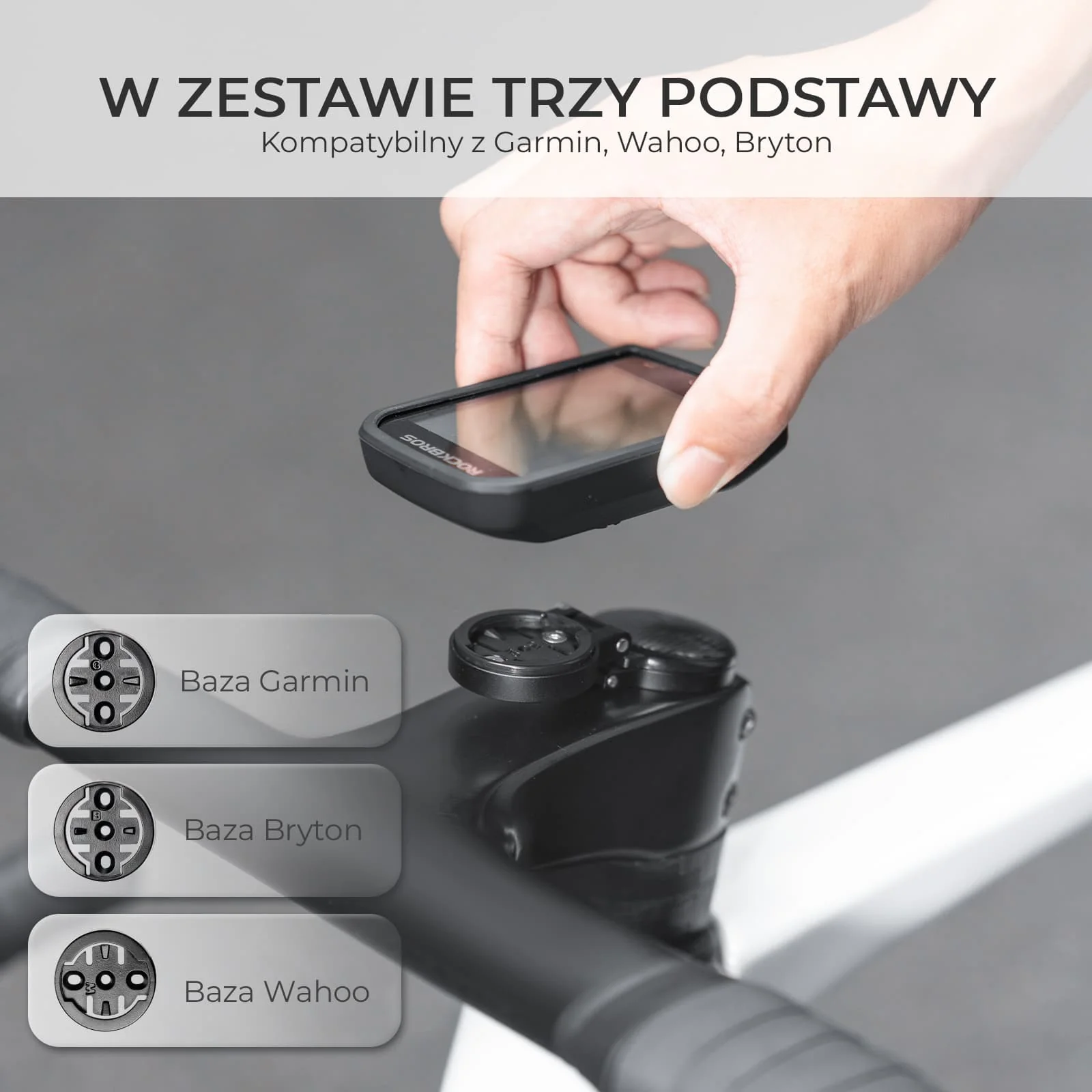 Uchwyt na Licznik Rowerowy Kompatybilny z Garmin, Wahoo i Bryton-WT-2 - Image 2