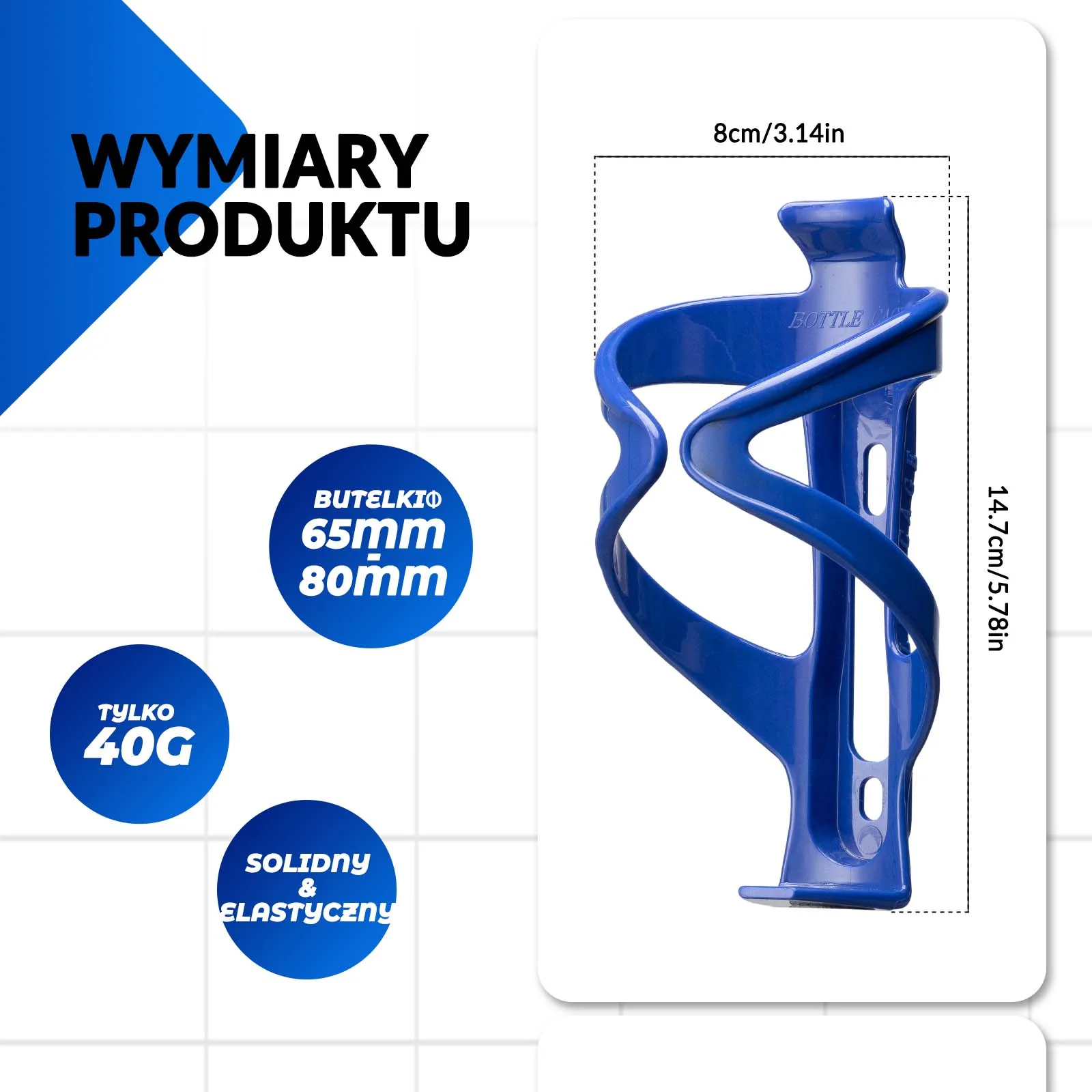 ROCKBROS Uchwyt Rowerowy na Butelkę Bidon Koszyk Uniwersalny - Kolor do wyboru - Image 13