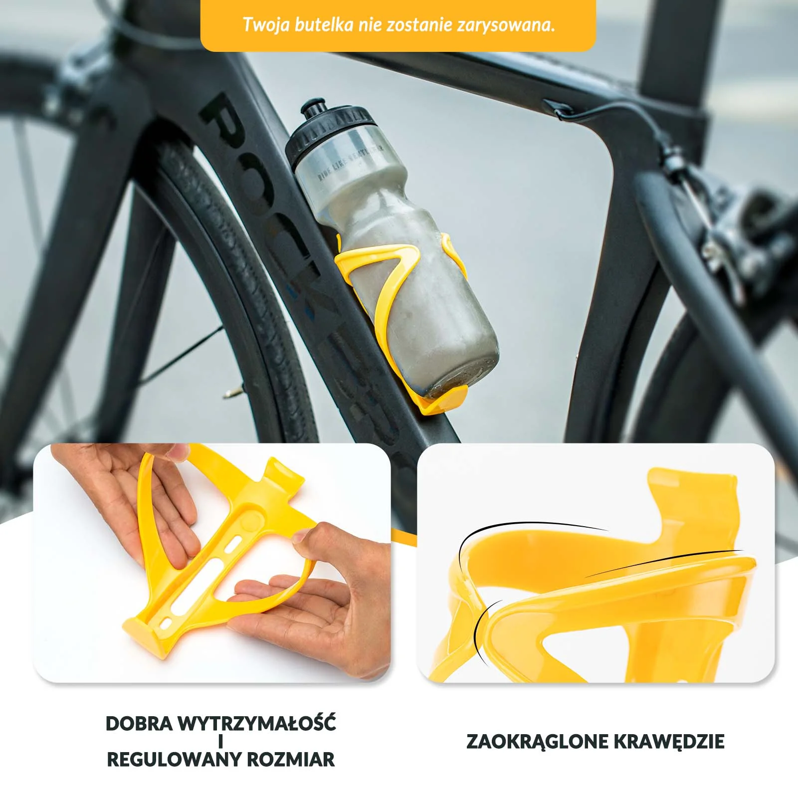 ROCKBROS Uchwyt Rowerowy na Butelkę Bidon Koszyk Uniwersalny - Kolor do wyboru - Image 27