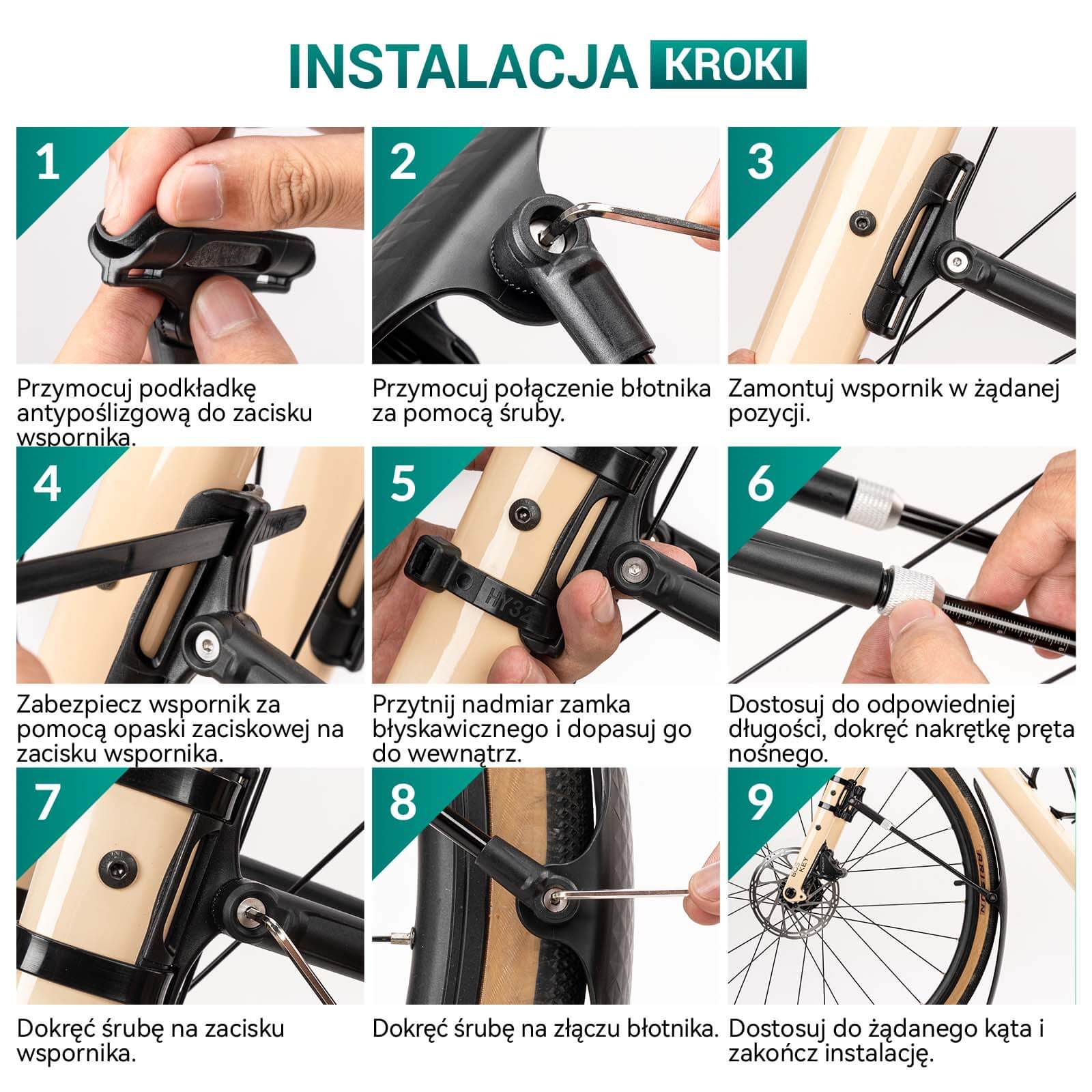 Błotnik Rowerowy na Przód / Tył 700C przedni tylny 28" - Image 6