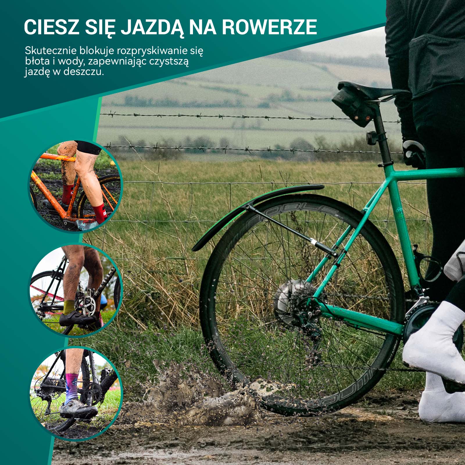 Błotnik Rowerowy na Przód / Tył 700C przedni tylny 28" - Image 9