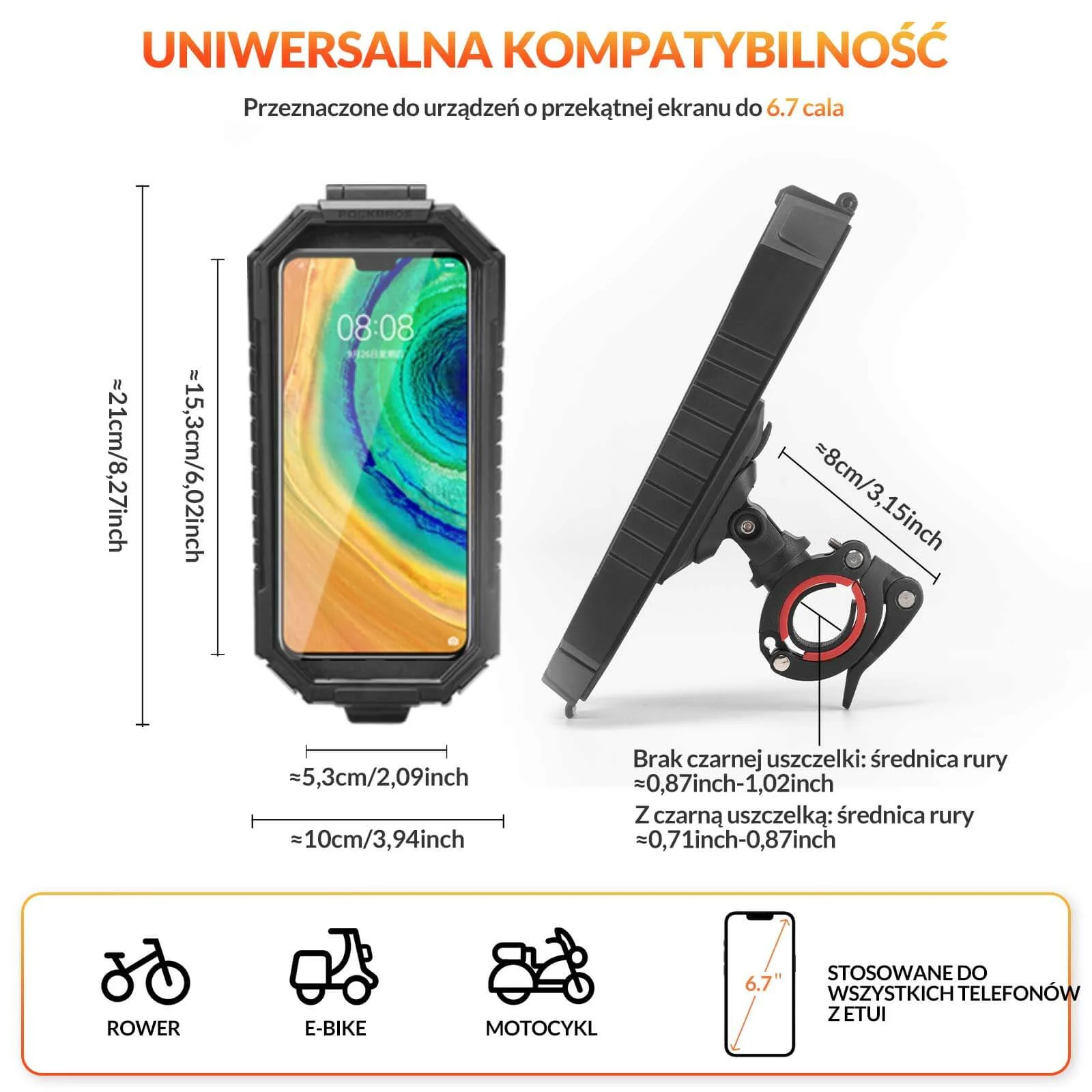Uchwyt na Telefon do Ekranów 6,7 Cala - Image 3