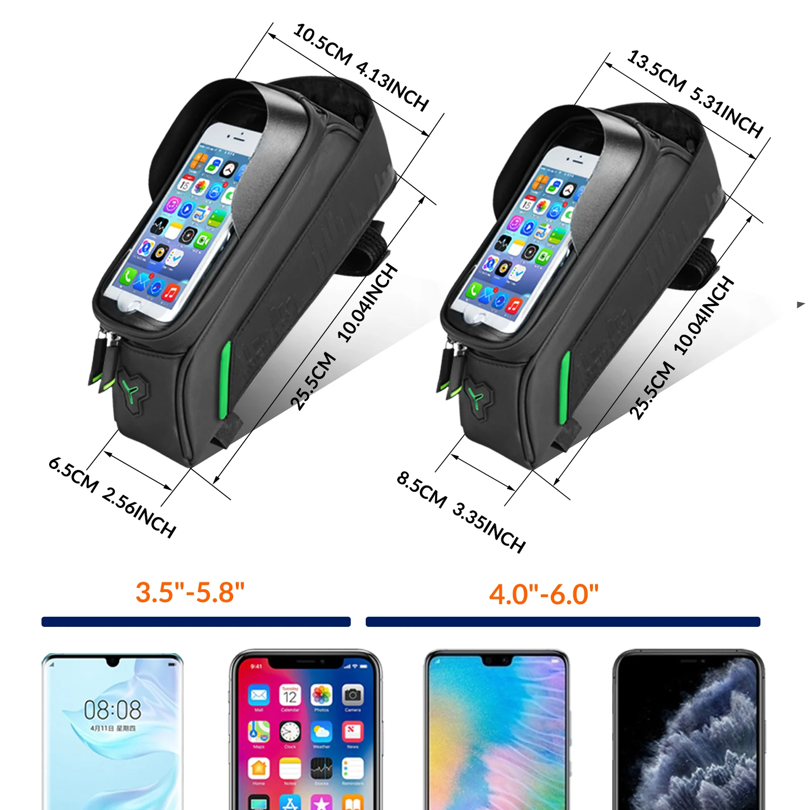 Wodoszczelna Torba na Ramę z Dotykowym Panelem na Telefon - Image 6