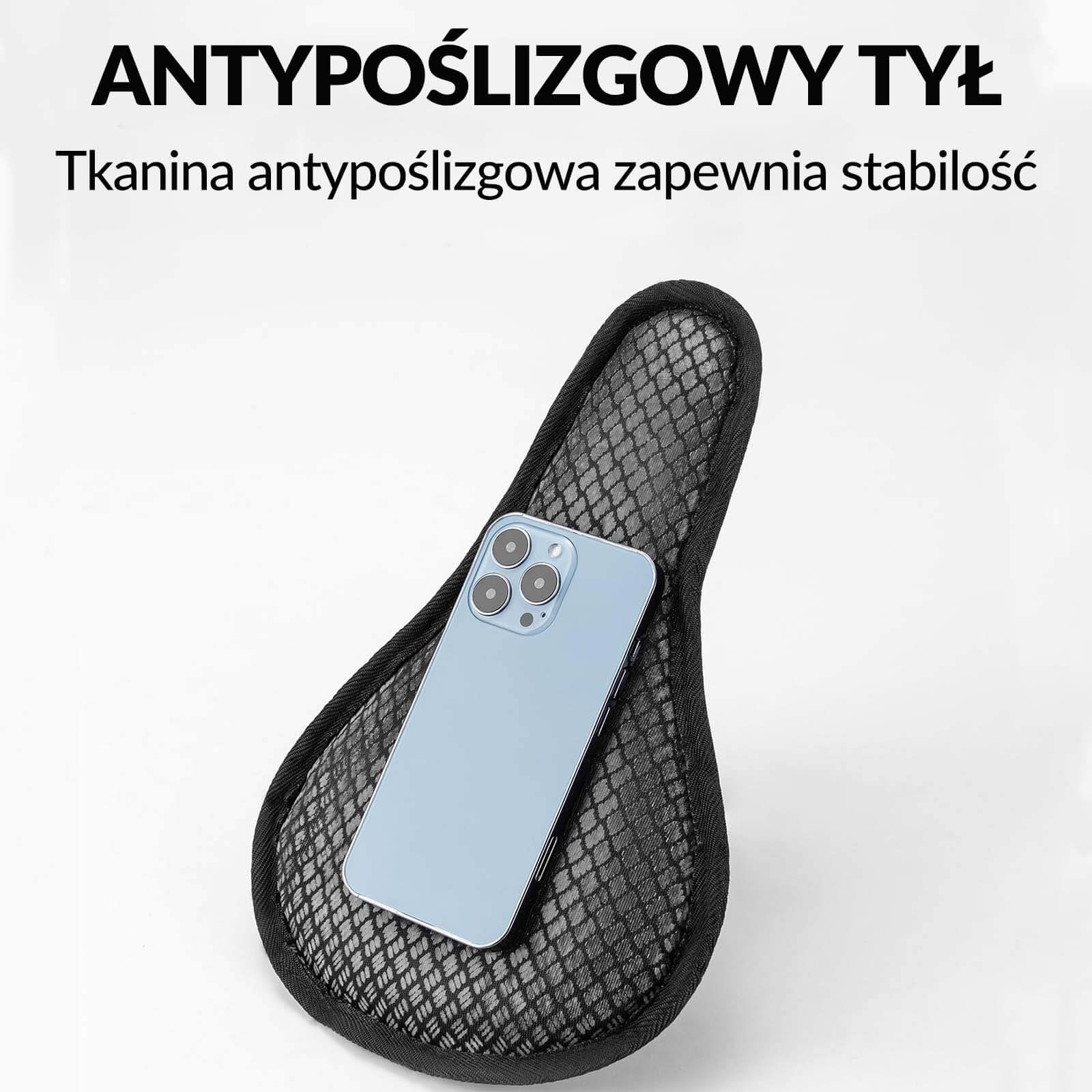 Żelowa Osłona Nakładka na Siodełko Rowerowe z Tylnymi Światłami - Image 5