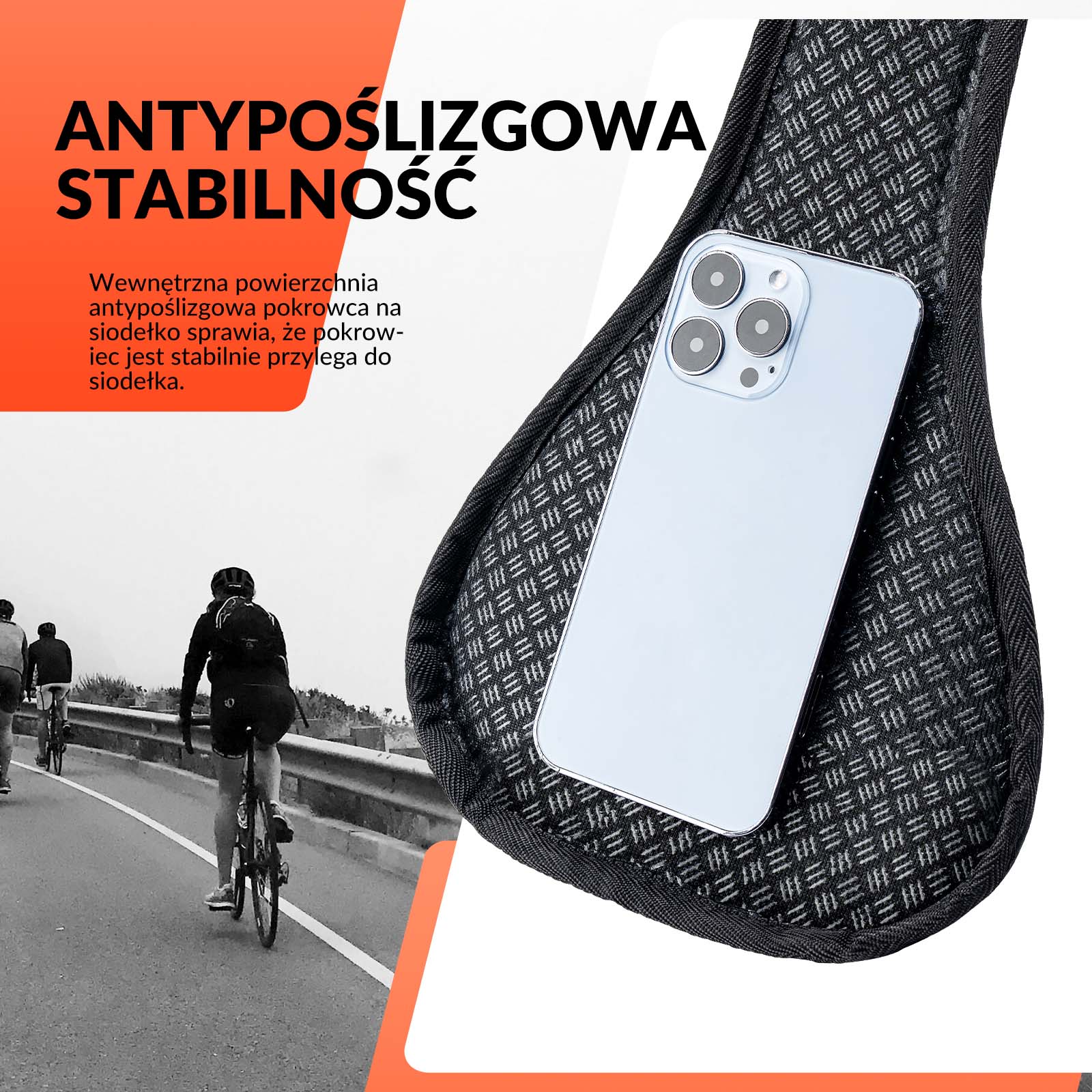 ROCKBROS Żelowy Pokrowiec na Siodełko Rowerowe Ochraniacz na Siodełko 28,5x17cm - Image 5