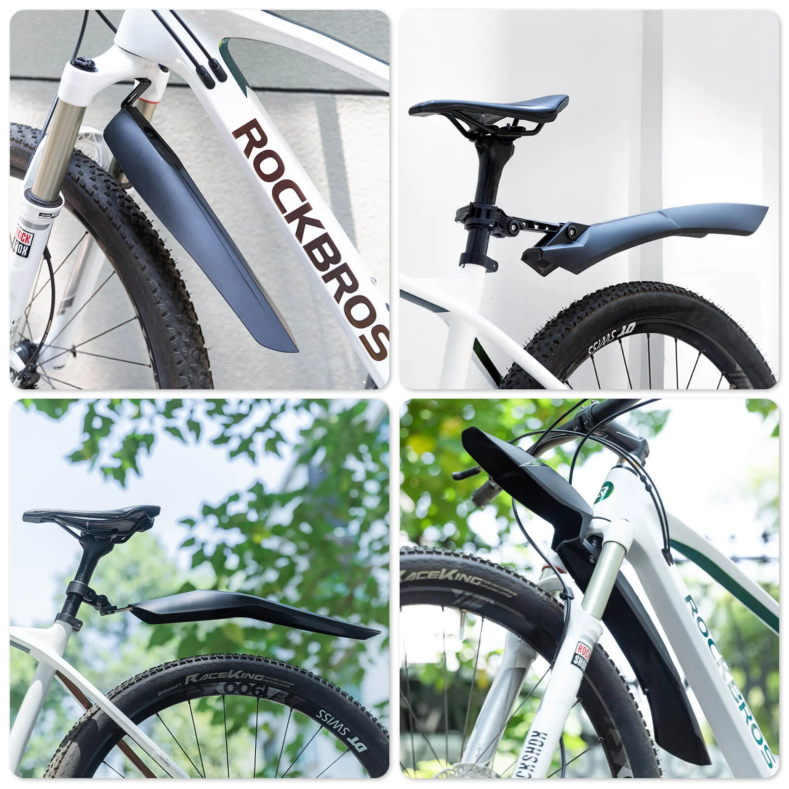 ROCKBROS Zestaw Błotników Rowerowych 24-28” z Osłoną Przeciwbryzgową - Image 14