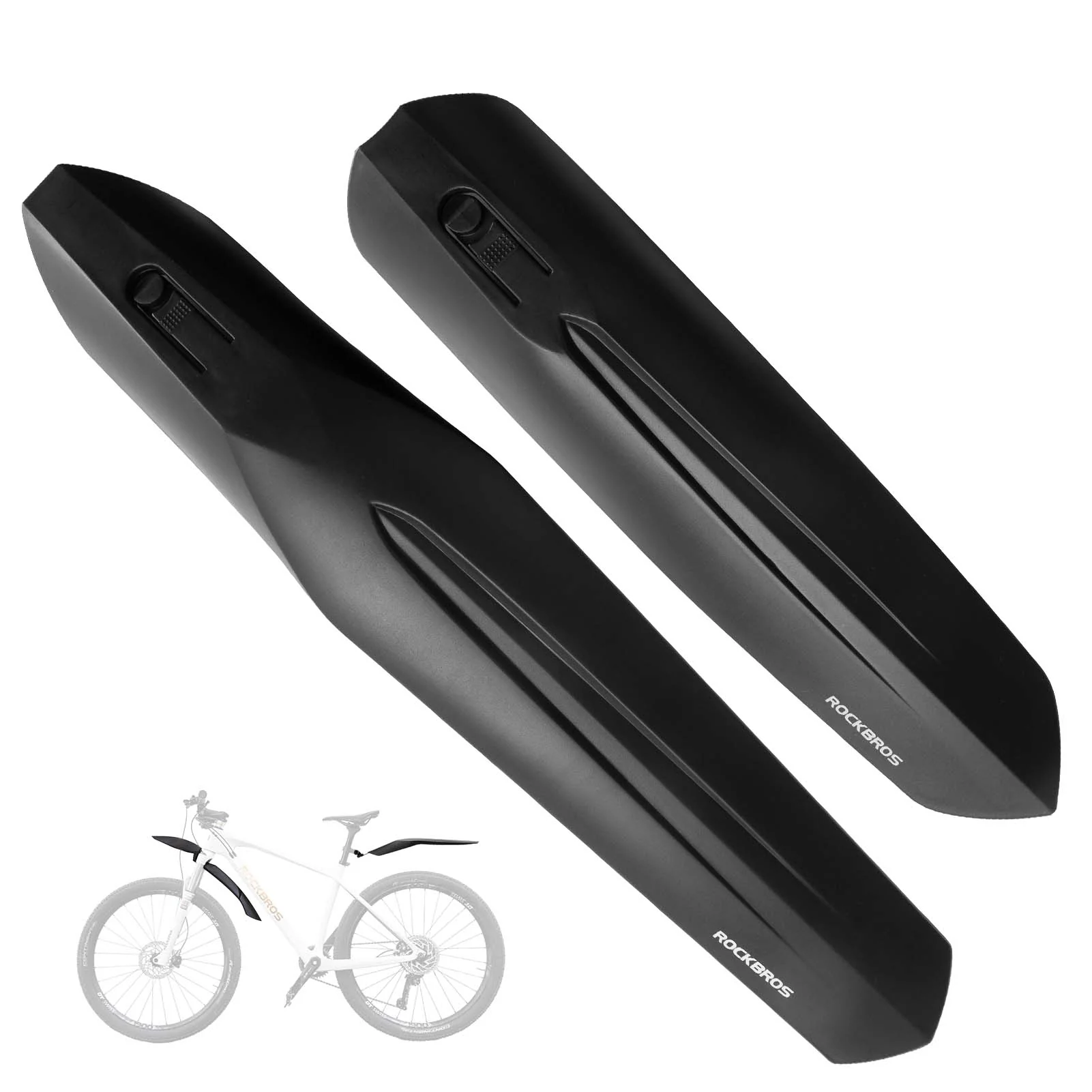 ROCKBROS Zestaw Błotników Rowerowych 24-28” z Osłoną Przeciwbryzgową - Image 8