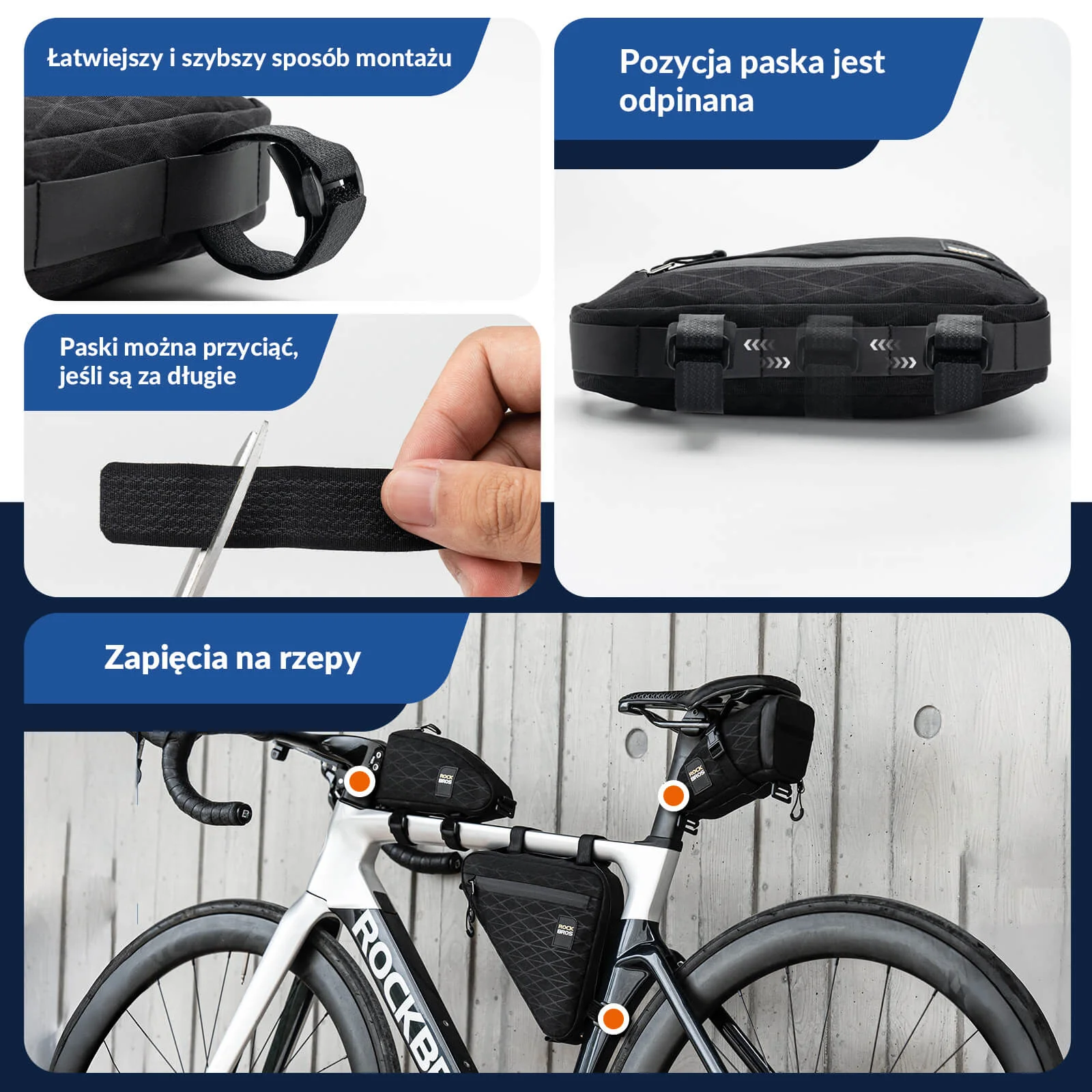 Zestaw Toreb Rowerowych 3 w 1 - Image 5