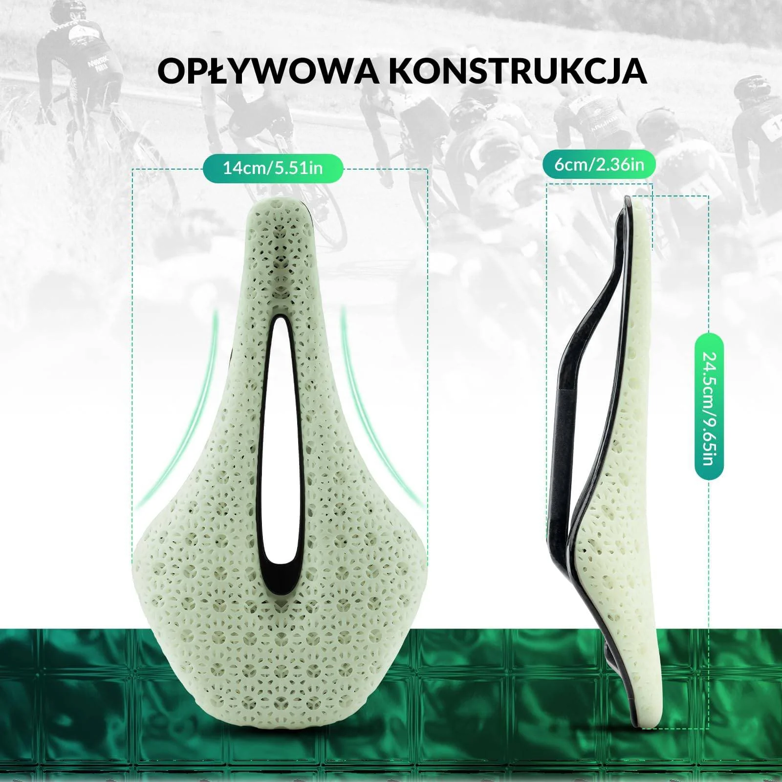 Siodełka Rowerowe Drukowane w 3d Włókno Węglowe - Image 5