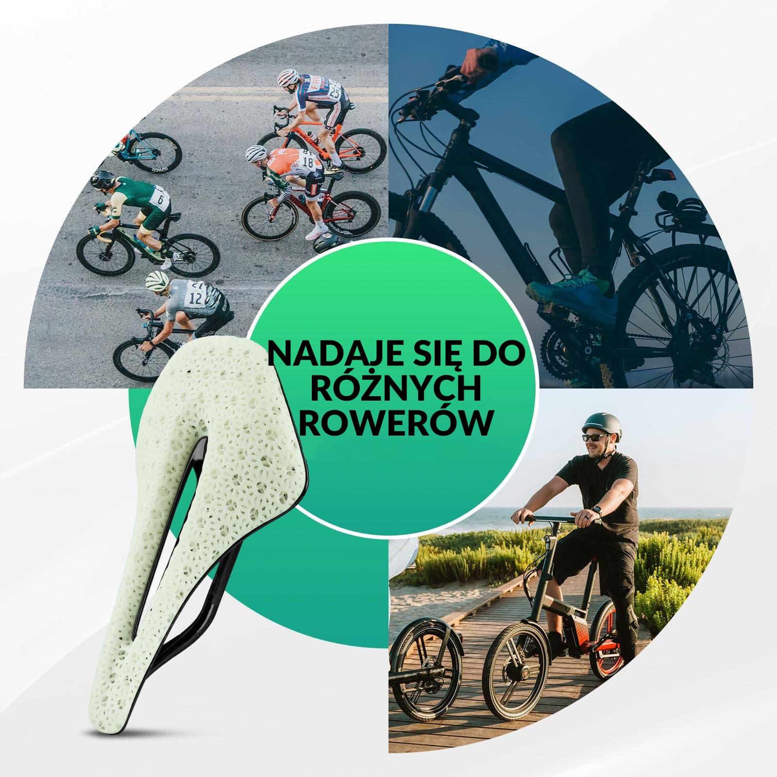 Siodełka Rowerowe Drukowane w 3d Włókno Węglowe - Image 6
