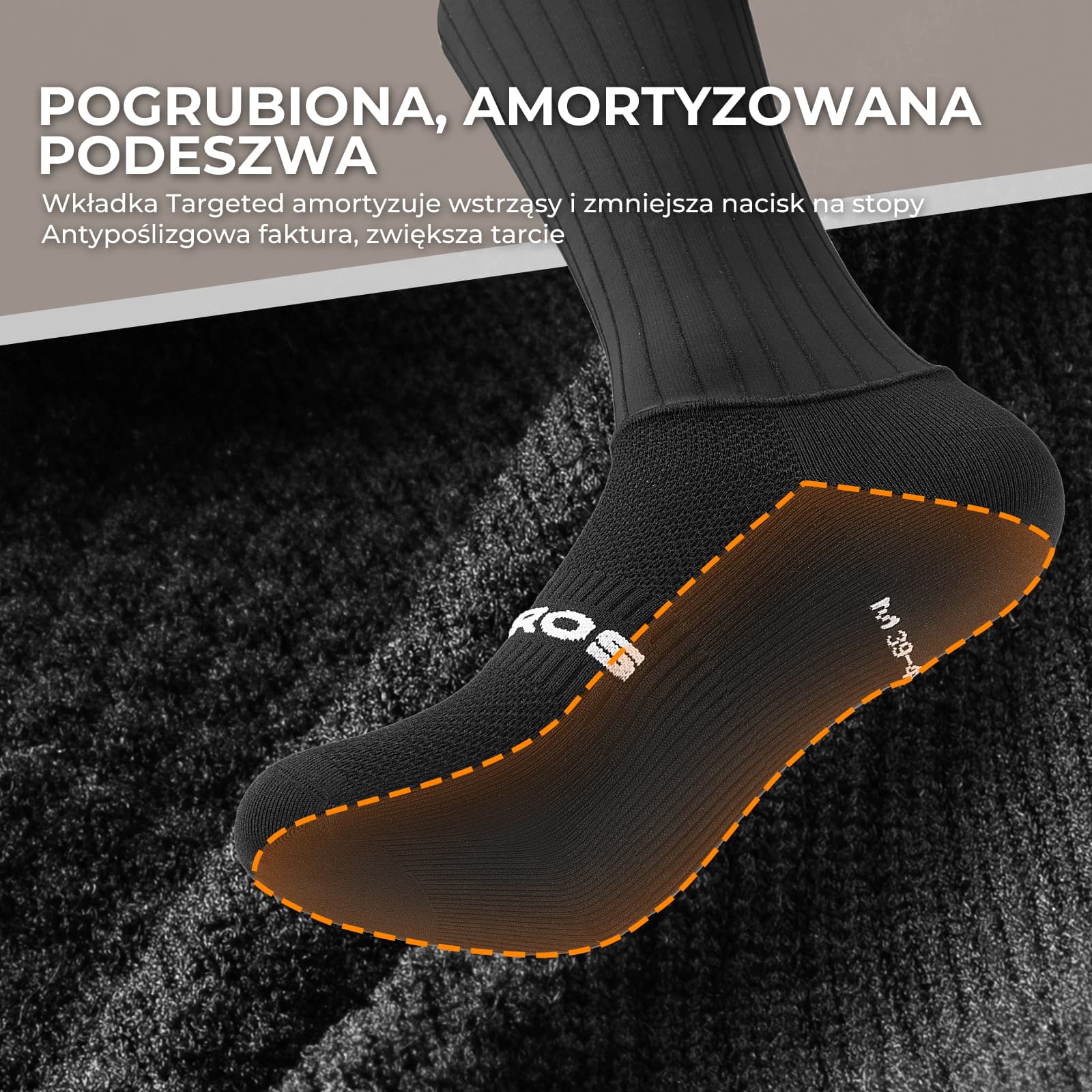 Skarpety Profesjonalne Kompresyjne Kolarskie do Połowy łydki-YDWZ001 - Image 11