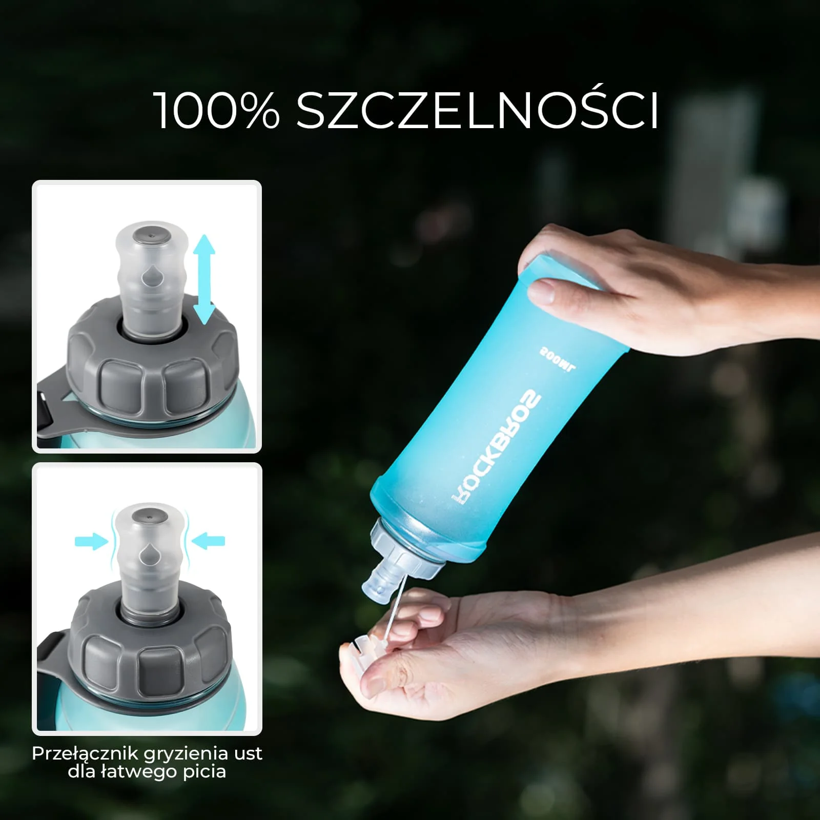 Sportowy Miękki Bidon Składana Konstrukcja 500ml - Image 4