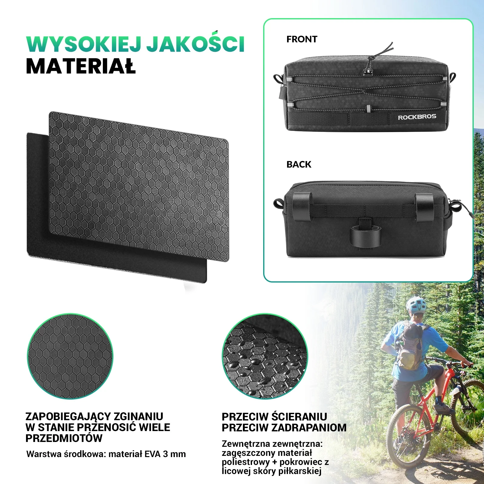Torba Przednia Prostokątna Duża Pojemność 2L-B111 - Image 3