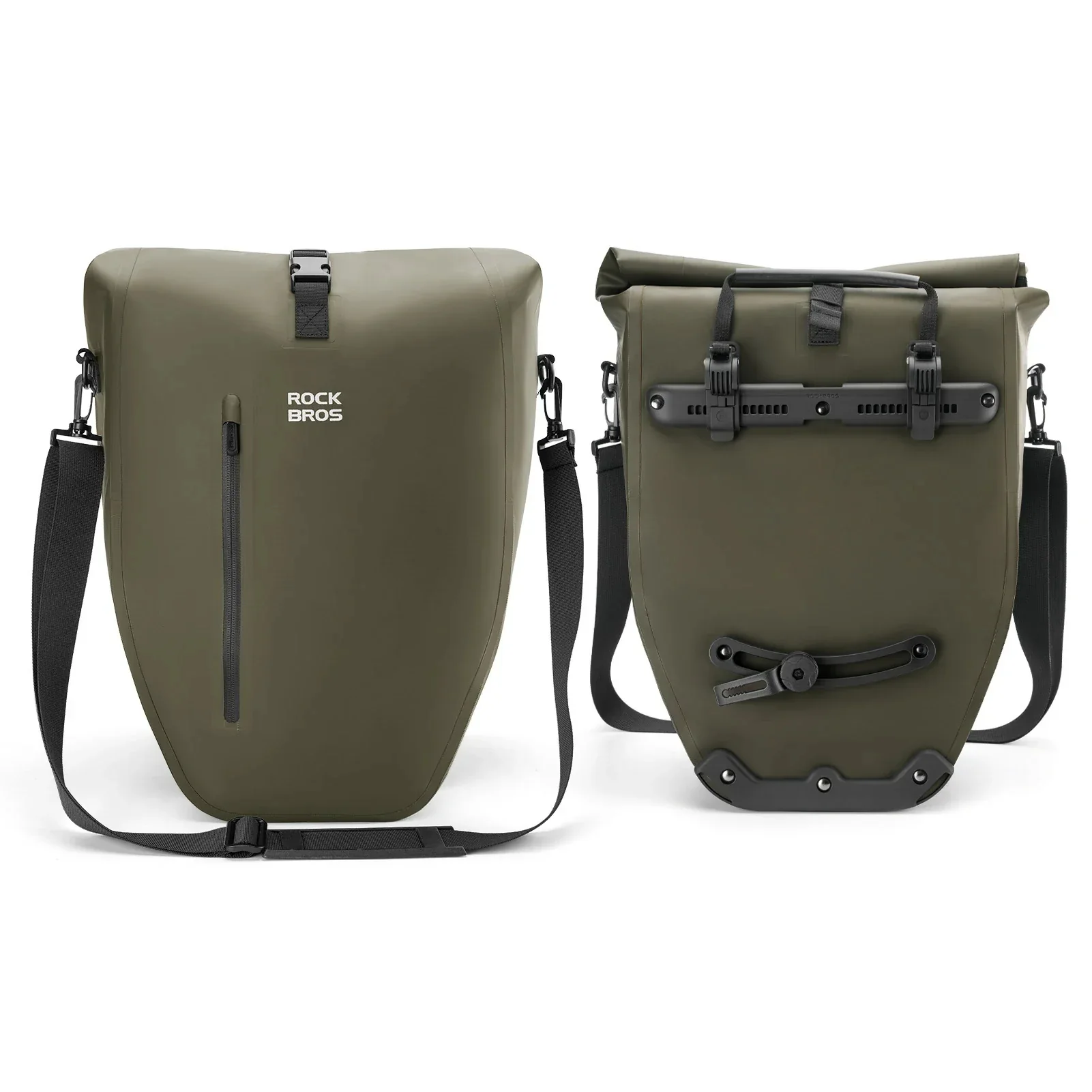 Torba Rowerowa Na Bagażnik W Pełni Wodoodporna I Odblaskowa 20L -AS-166 - Image 10