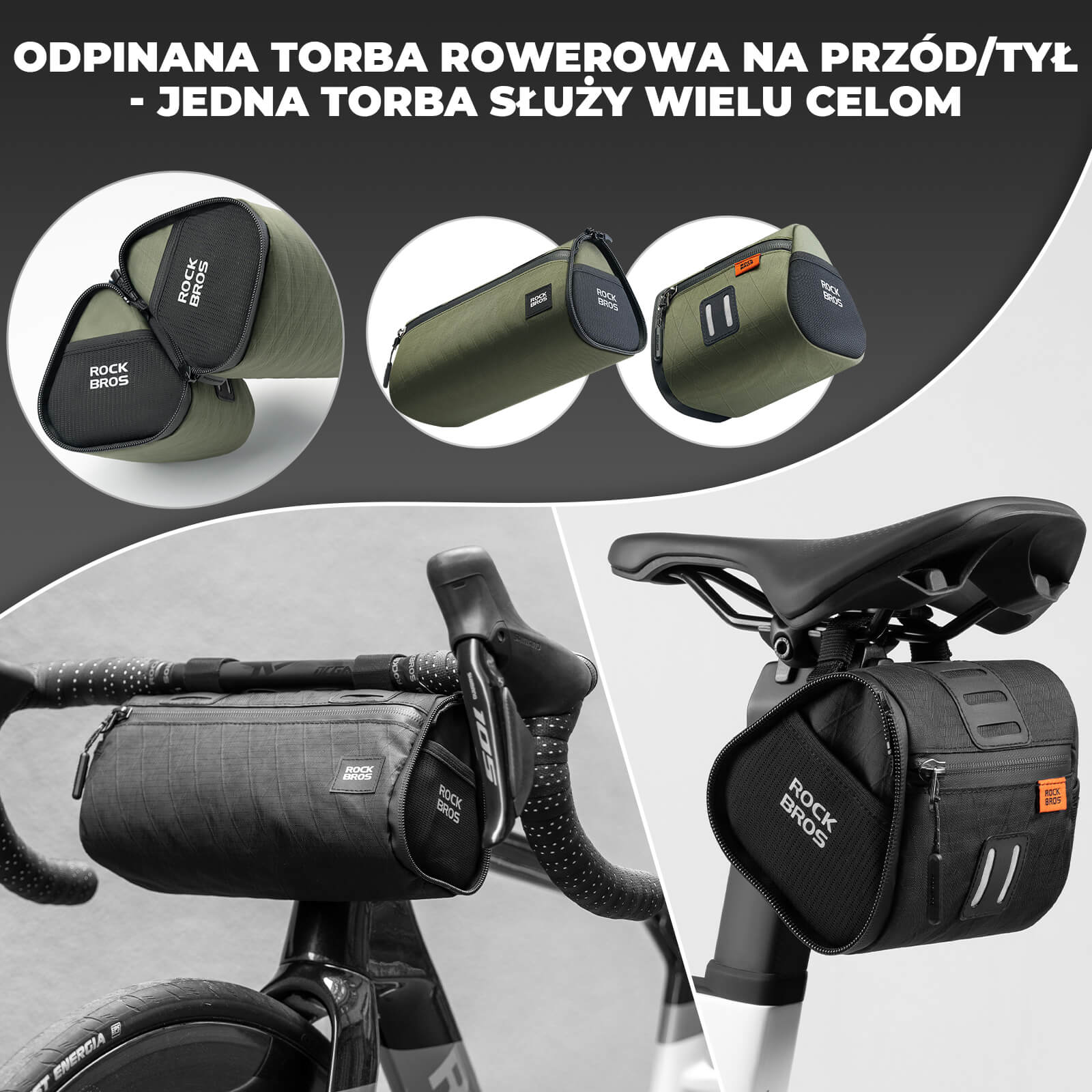 Torby na Kierownicę Dwa w Jednym Odłączane -081 - Image 2