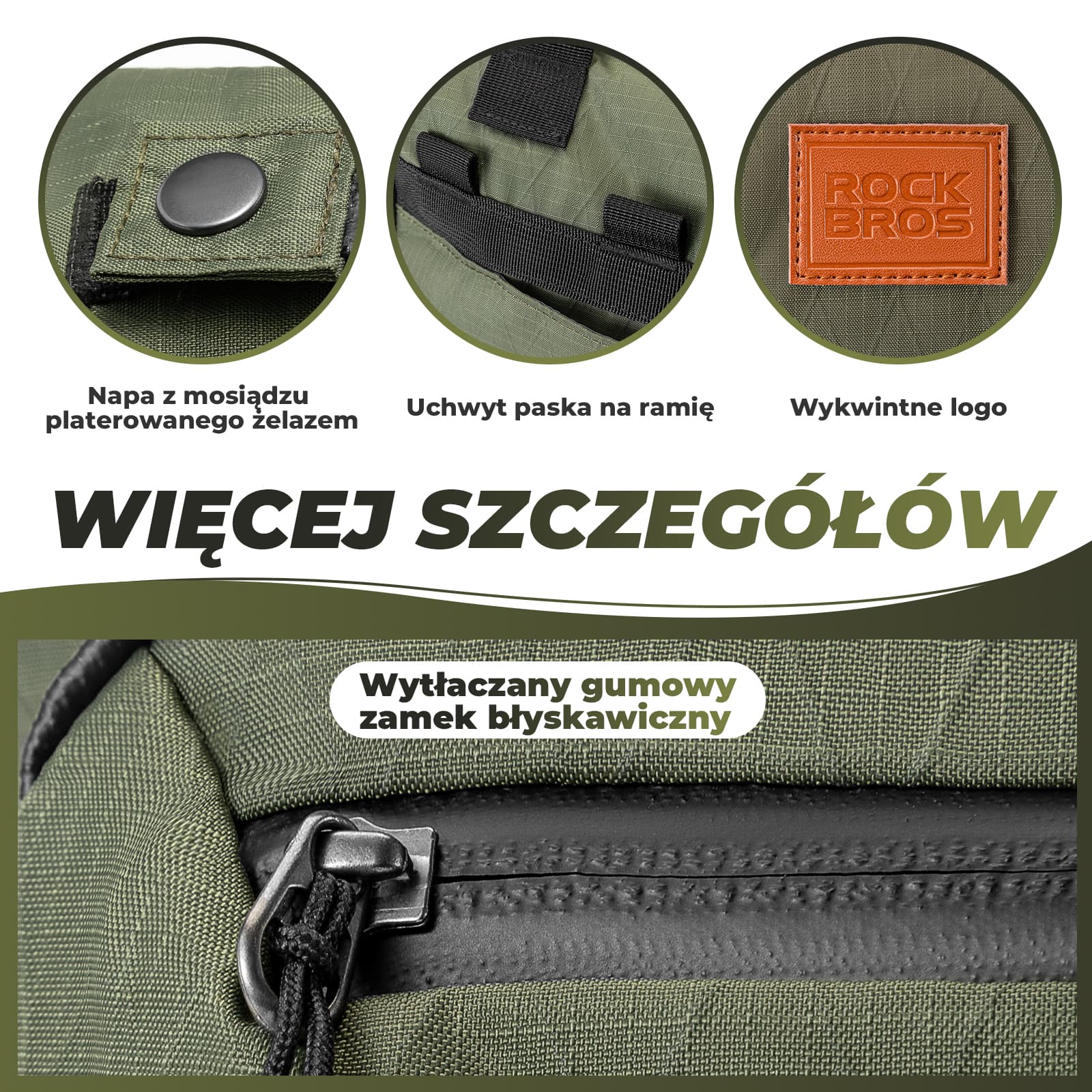 Torby na Kierownicę Składany Wielofunkcyjny Plecak Rowerowy 11,5L - Image 3
