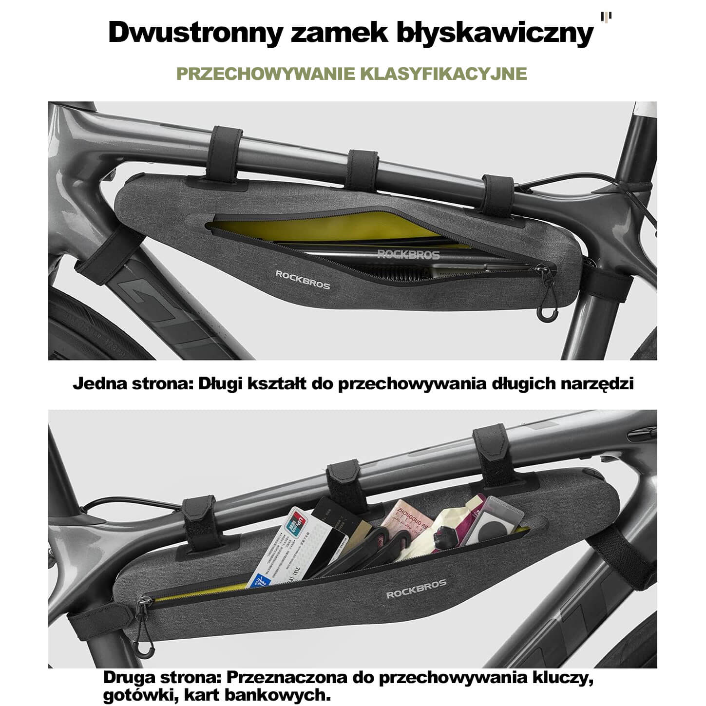 Torby na Ramę Rozszerzona Wodoodporna Torba Ttrójkątna - Image 2