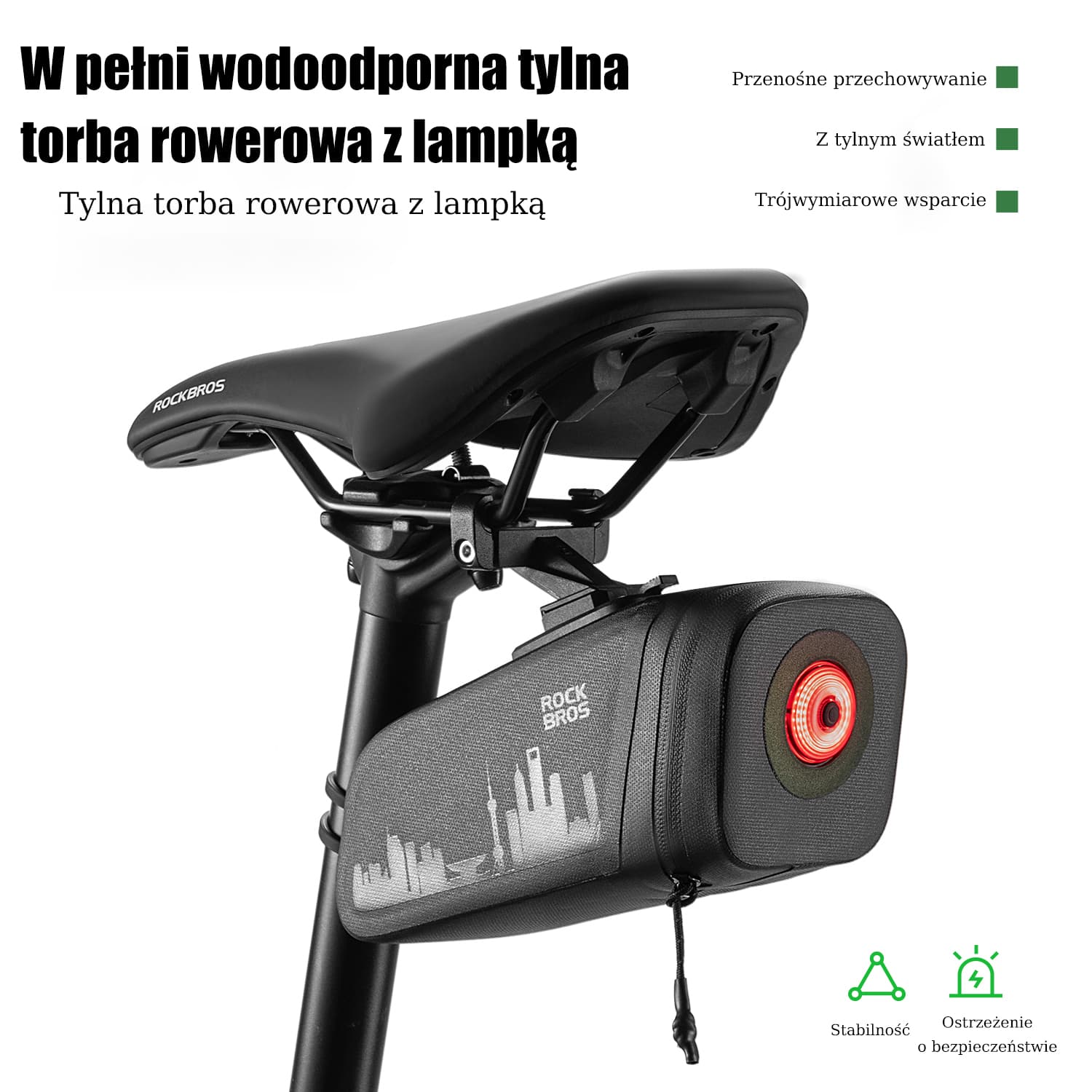 Torby Podsiodłowe z Tylnym Światłem 0,66L-AS-141 - Image 5