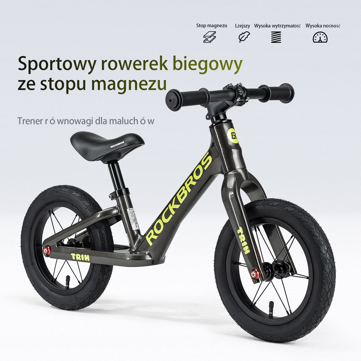 TRIH – Rowerek Biegowy 12" Dla Dzieci - Image 16