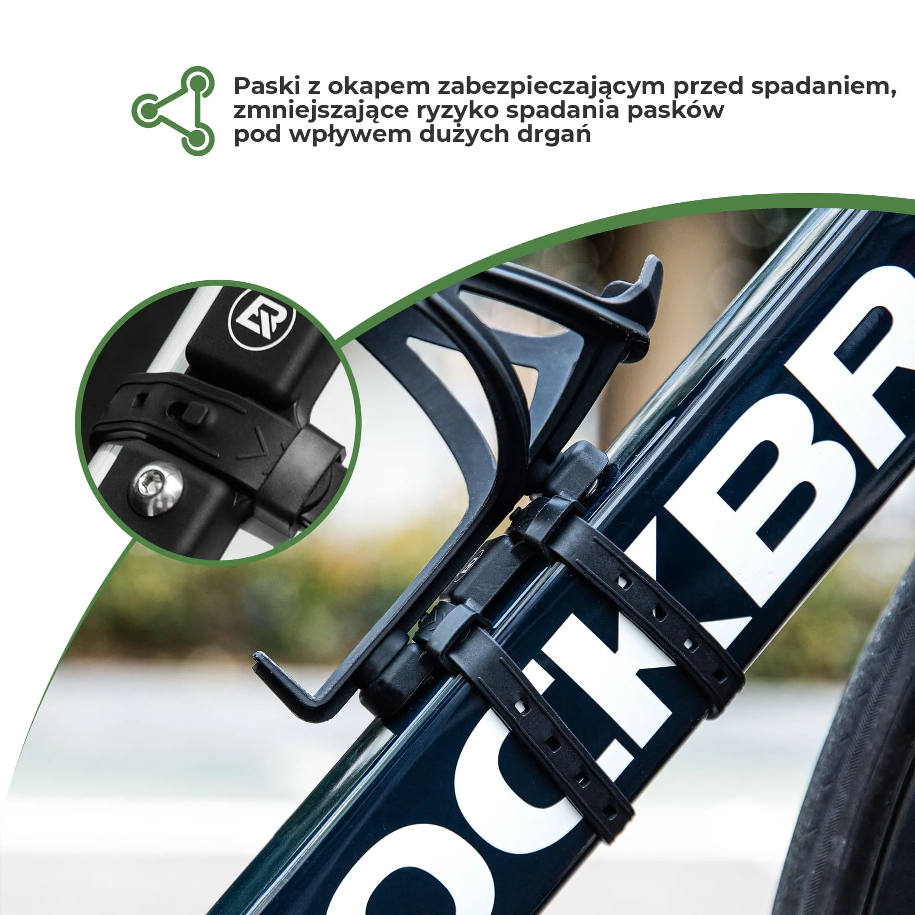Uchwyt na Bidon Rowerowy Adapter Bez Otworów-BKG019B - Image 6