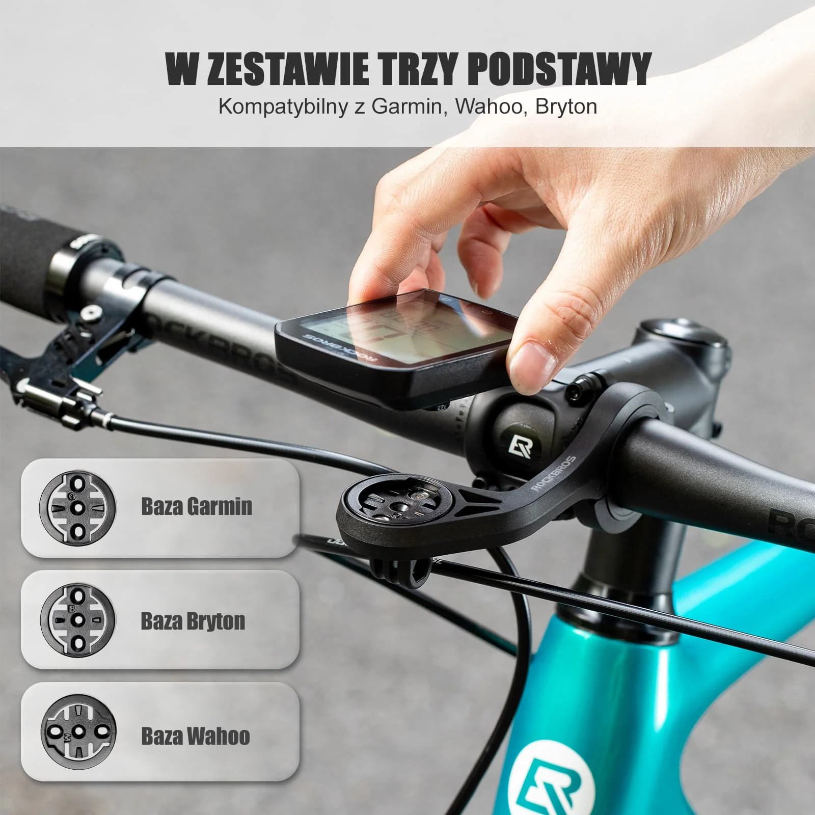 Uchwyt na Licznik Rowerowy Kompatybilny z Garmin / Wahoo / Bryton-FK-301S - Image 2