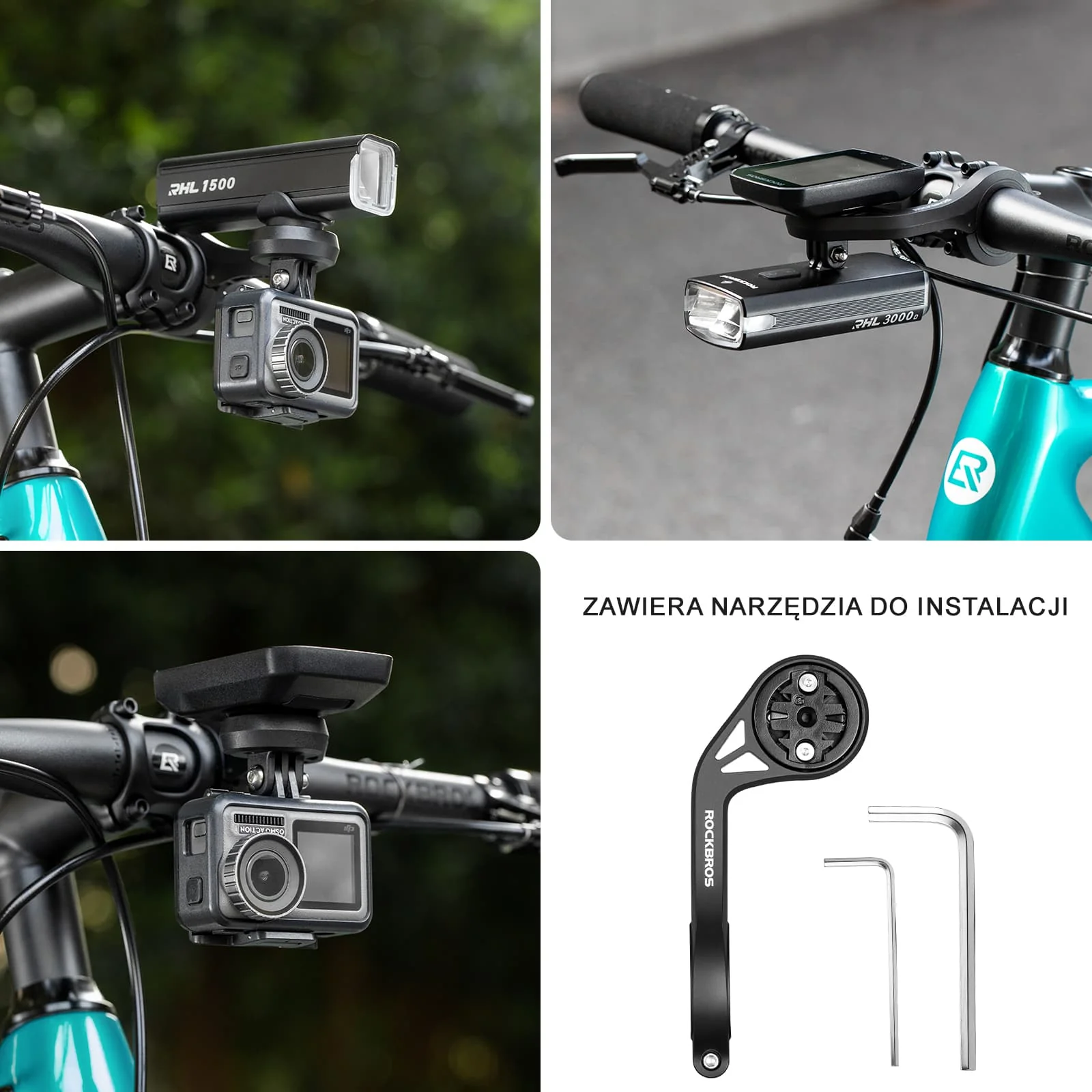 Uchwyt na Licznik Rowerowy Kompatybilny z Garmin / Wahoo / Bryton-FK-301S - Image 6