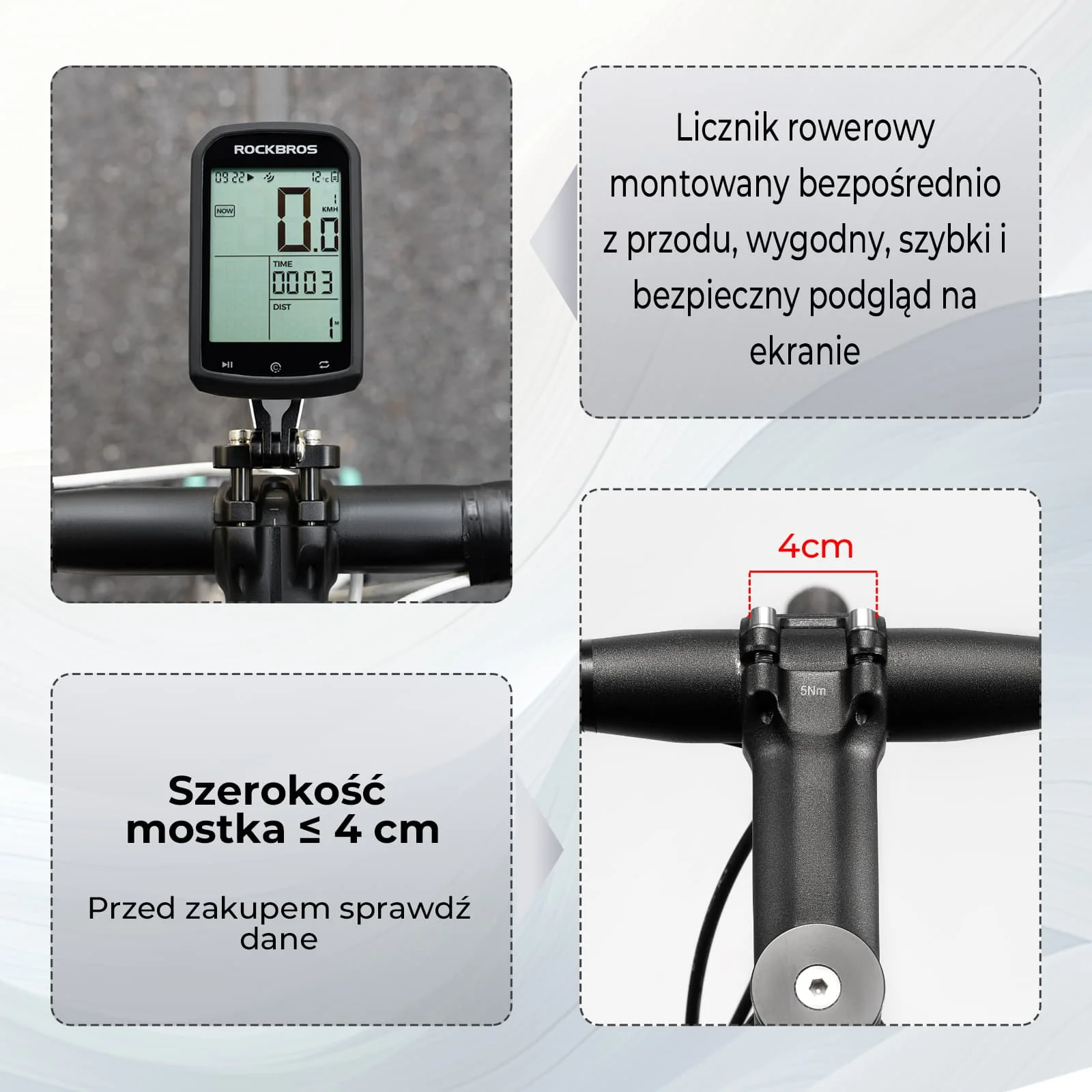 Uchwyty Na Licznik Kompatybilny z Garmin, Bryton, Wahoo-FK-305 - Image 5