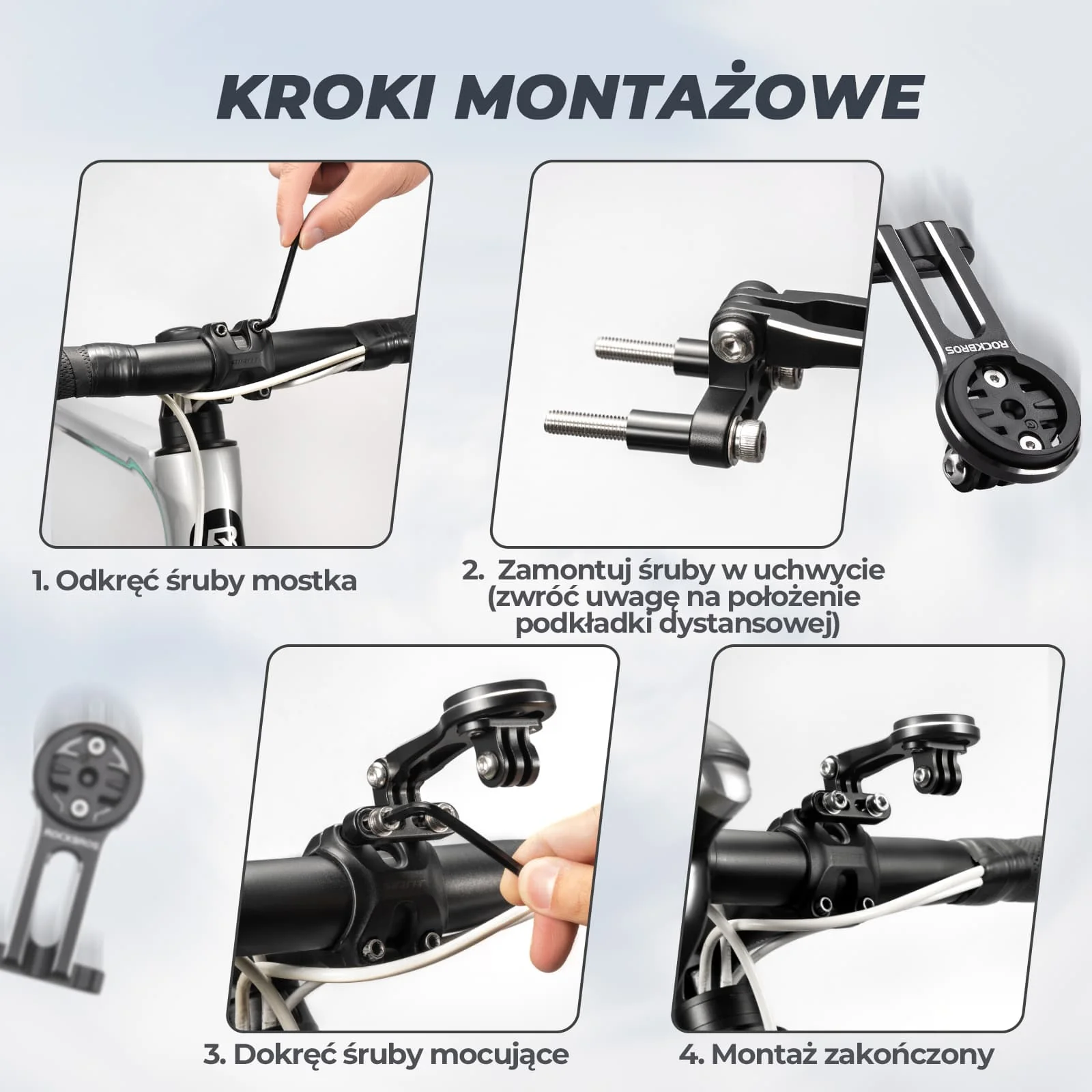 Uchwyty Na Licznik Kompatybilny z Garmin, Bryton, Wahoo-FK-305 - Image 6