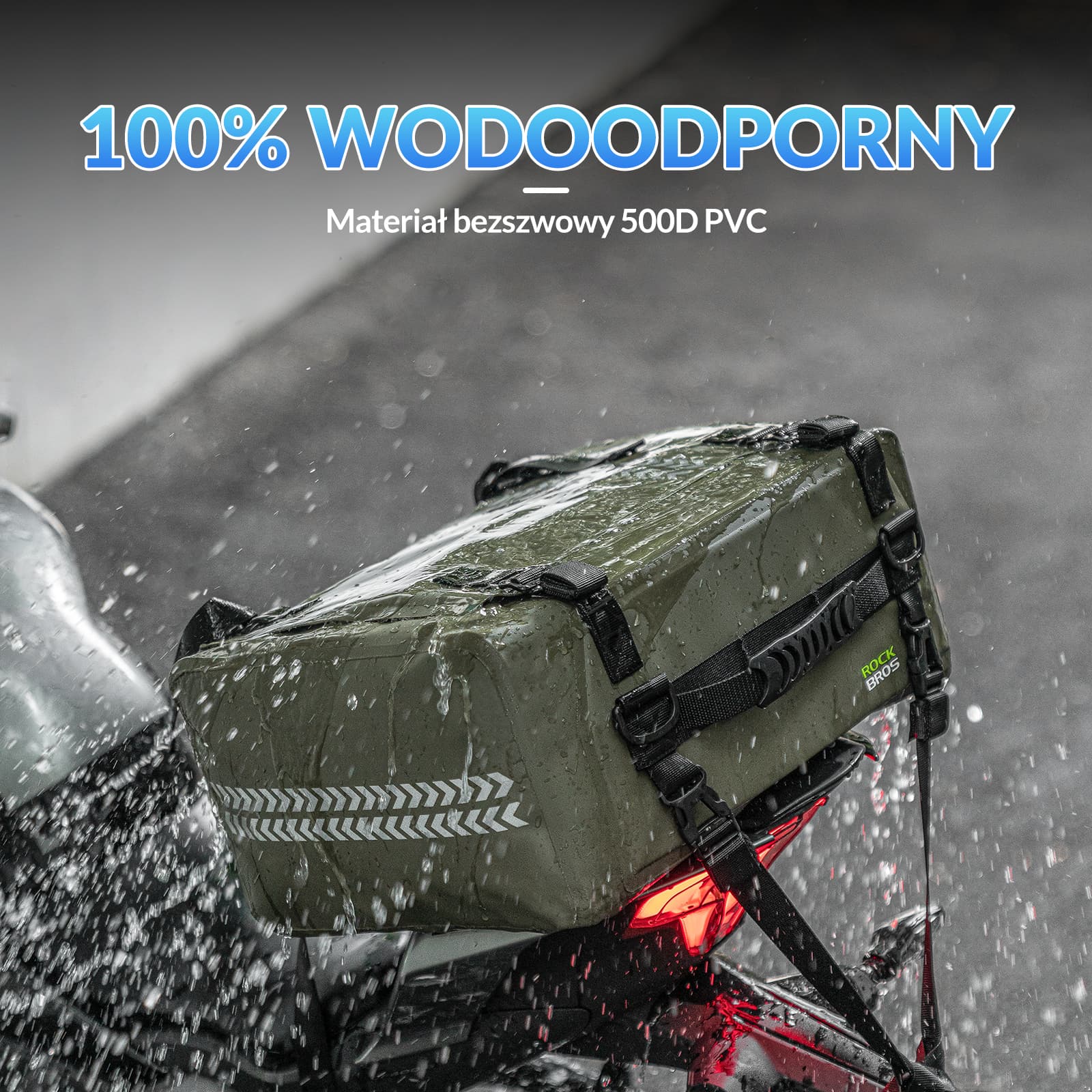 Wodoodporna Sakwa Tylna na Motocykl 30 L-AS-096 - Image 3